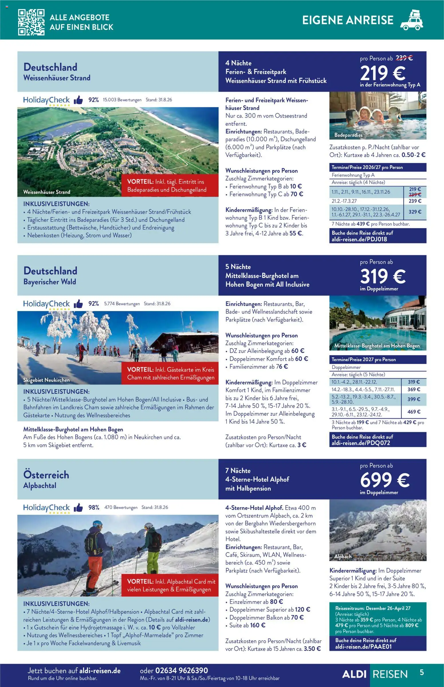 Aldi Reisen  Reisemagazin – gültig ab 01.10.2026 | Seite: 5