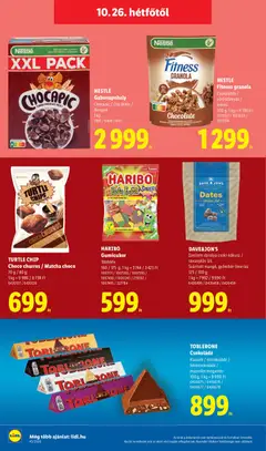 NESTLÉ Chocapic Gabonapehely, Chocapic / Cini Minis / Nesquik 1 kg - amely érvényes a következő dátumtól: 2026.10.22. | Oldal: 66