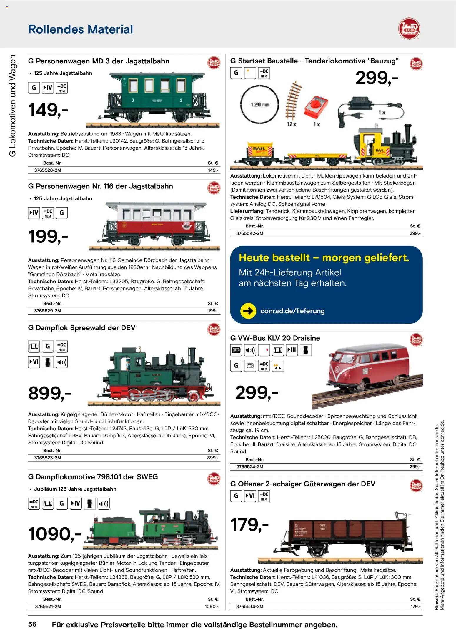 Conrad Modellbahn Katalog – gültig ab 07.09.2026 | Seite: 60