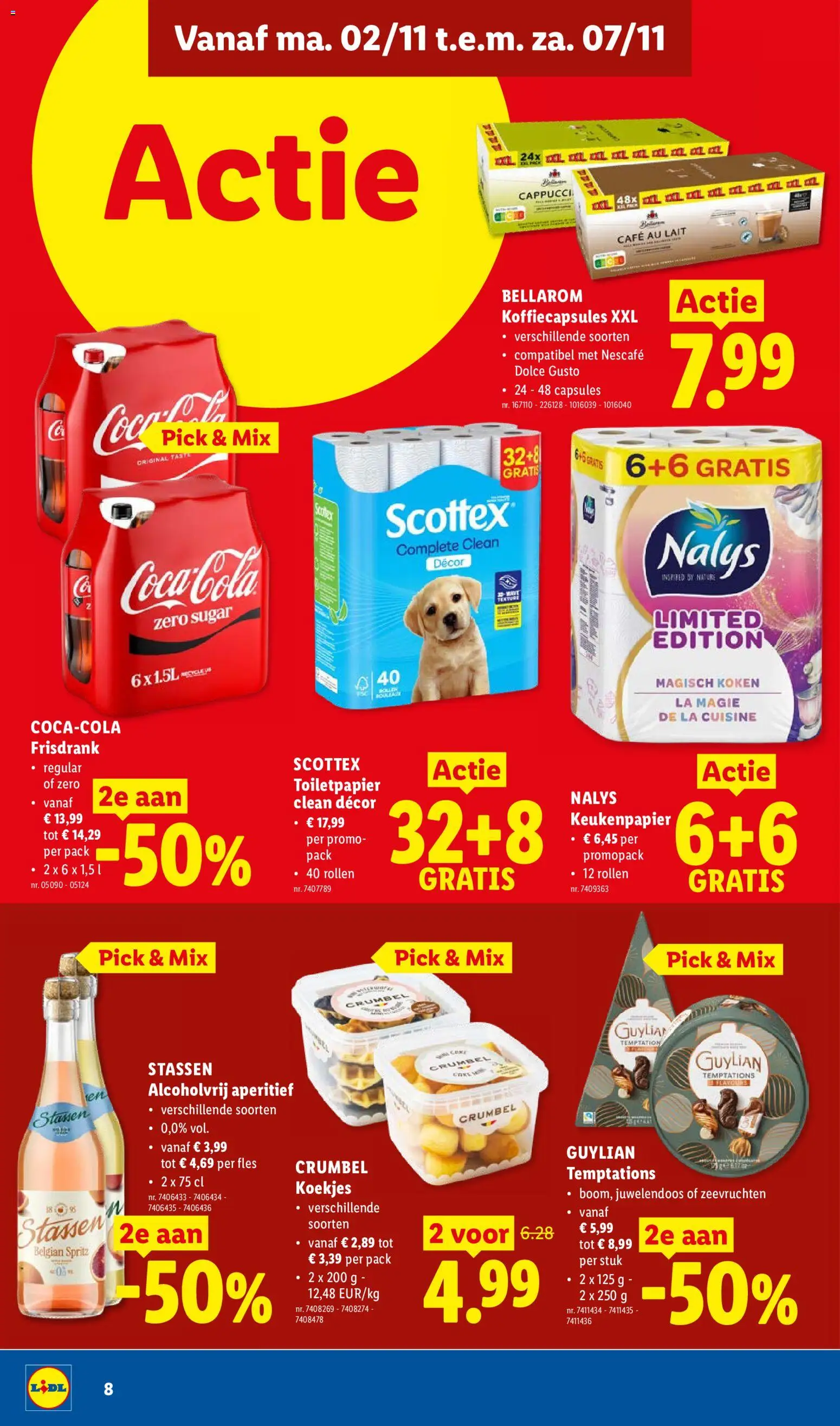 {H1} | Pagina: 8 | Producten: Fles, Koekjes, Toilet, Keukenpapier