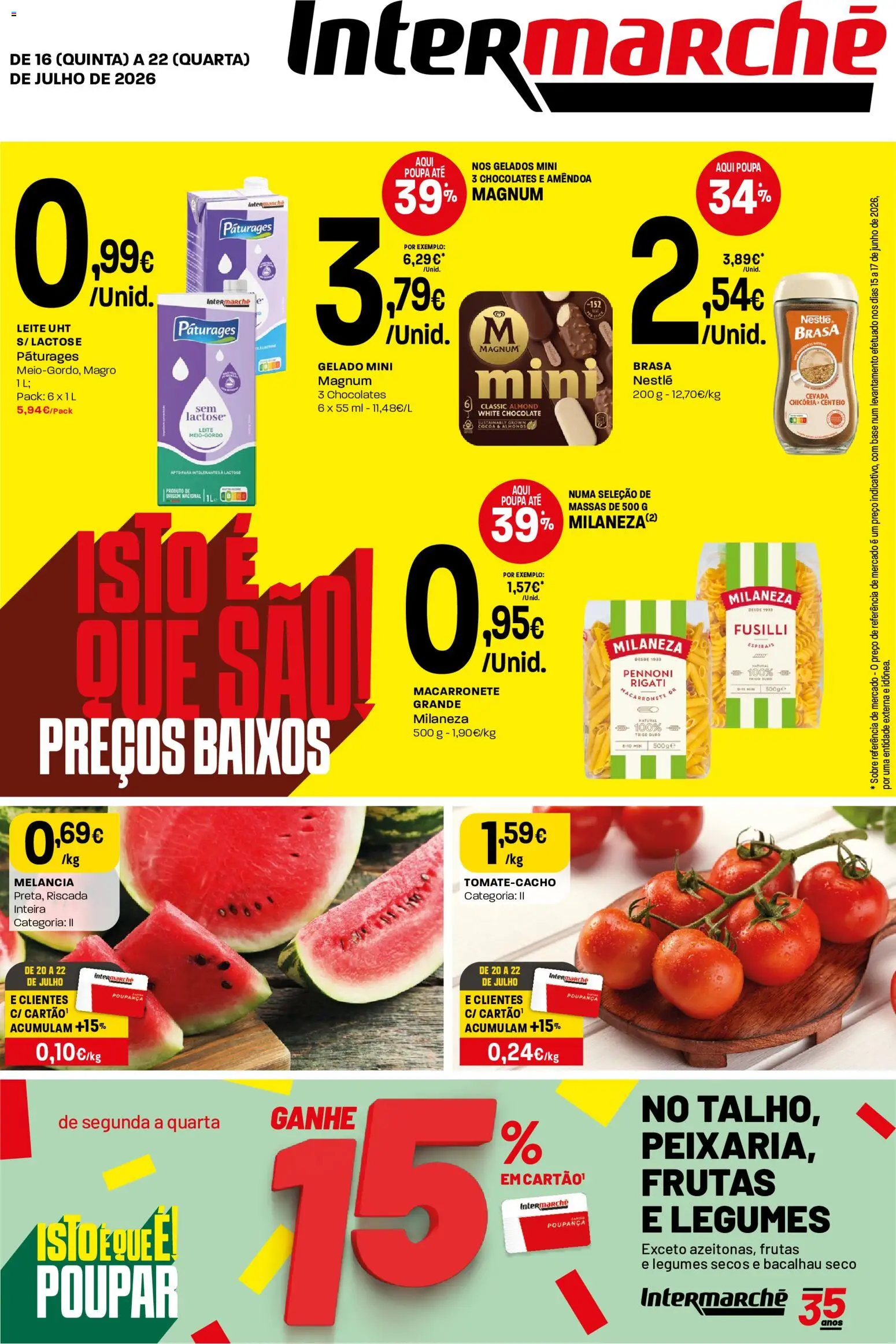 Intermarché Folheto Mini » de 16/07/2026 catalogue cover