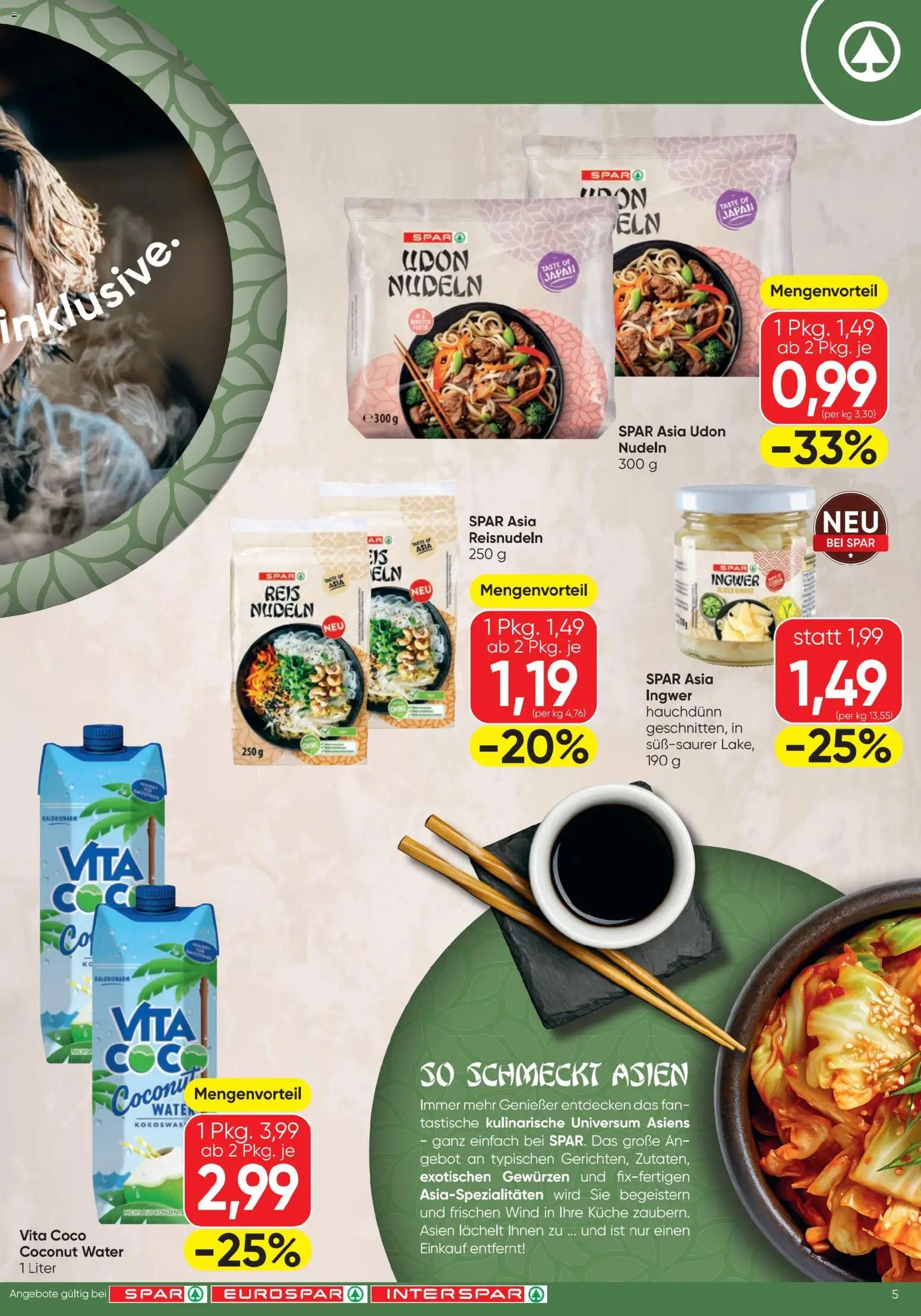 Spar - Flugblatt gültig ab 21.05.2026 | Seite: 5 | Produkte: Reis, Nudeln