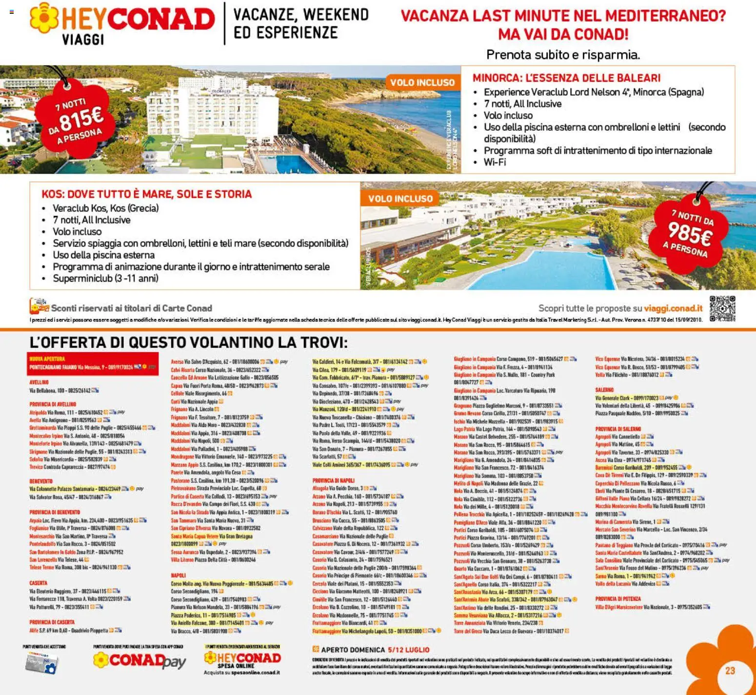 Volantino Conad del 01/07/2026 | Pagina: 23 | Prodotti: Piscina