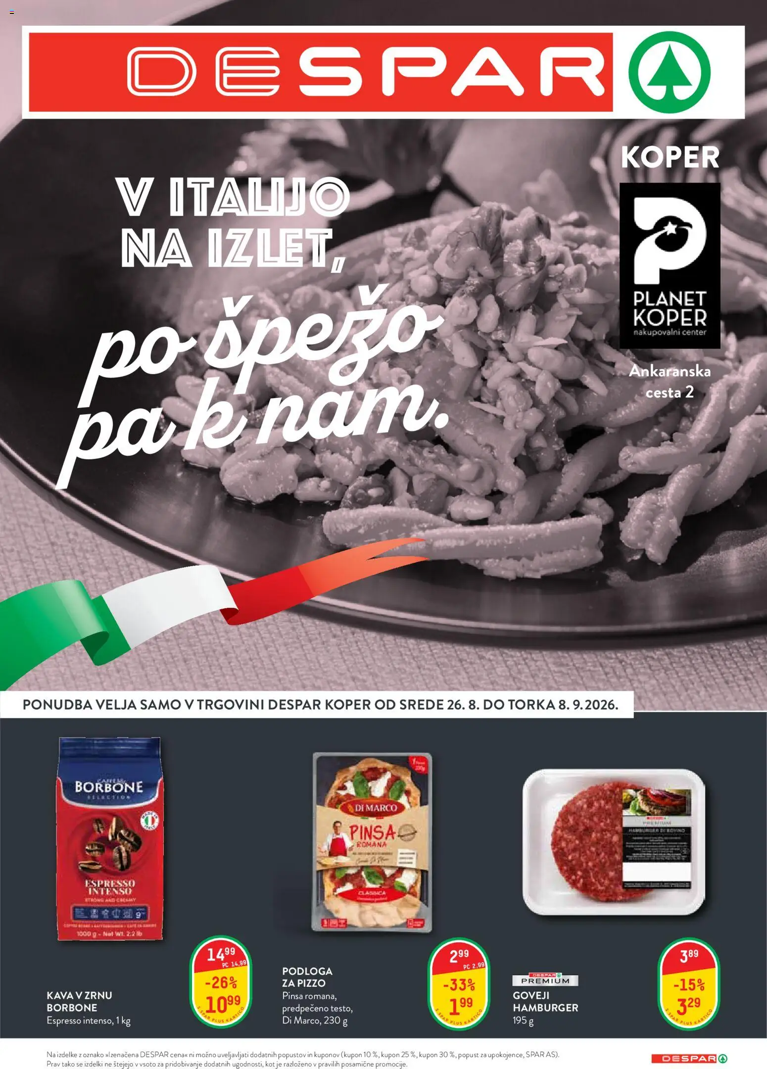 Novi Spar katalog ponudbe – veljaven od 26.08.2026 | Stran: 1