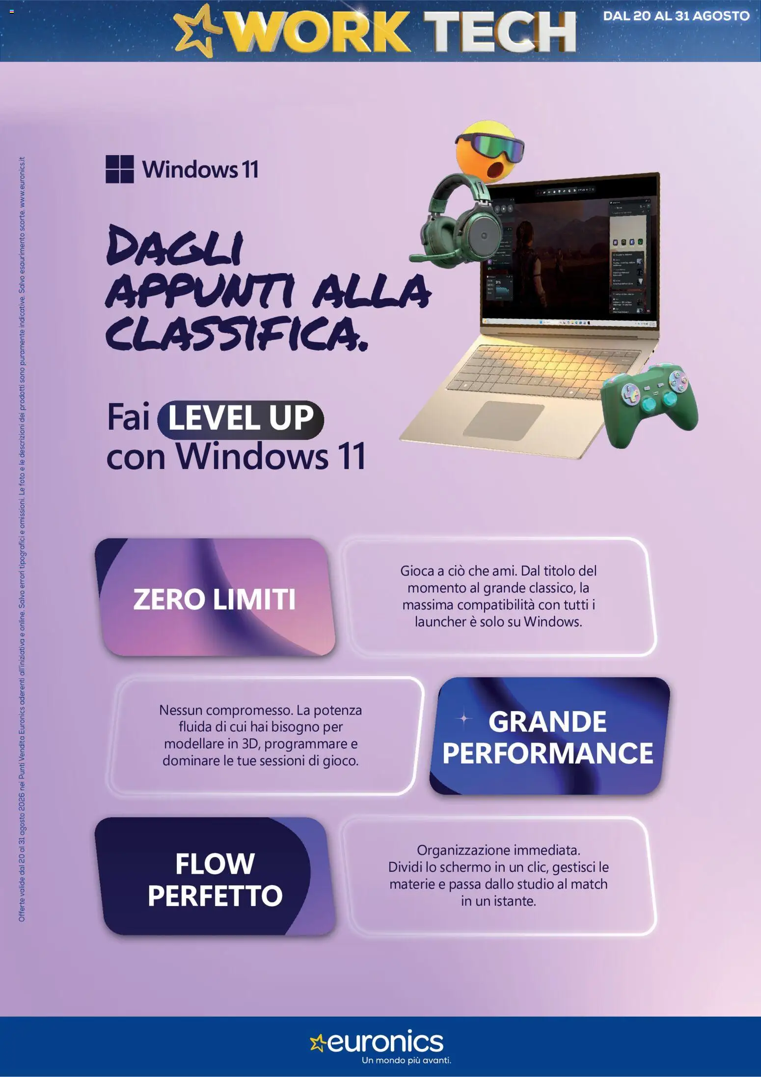 Volantino Euronics del 20/08/2026 | Pagina: 3 | Prodotti: Schermo