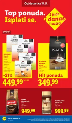 NESCAFÉ GOLD Instant kafa, 190 g - pregled Lidl kataloga - važi od 14.05.2026 | Strana: 26