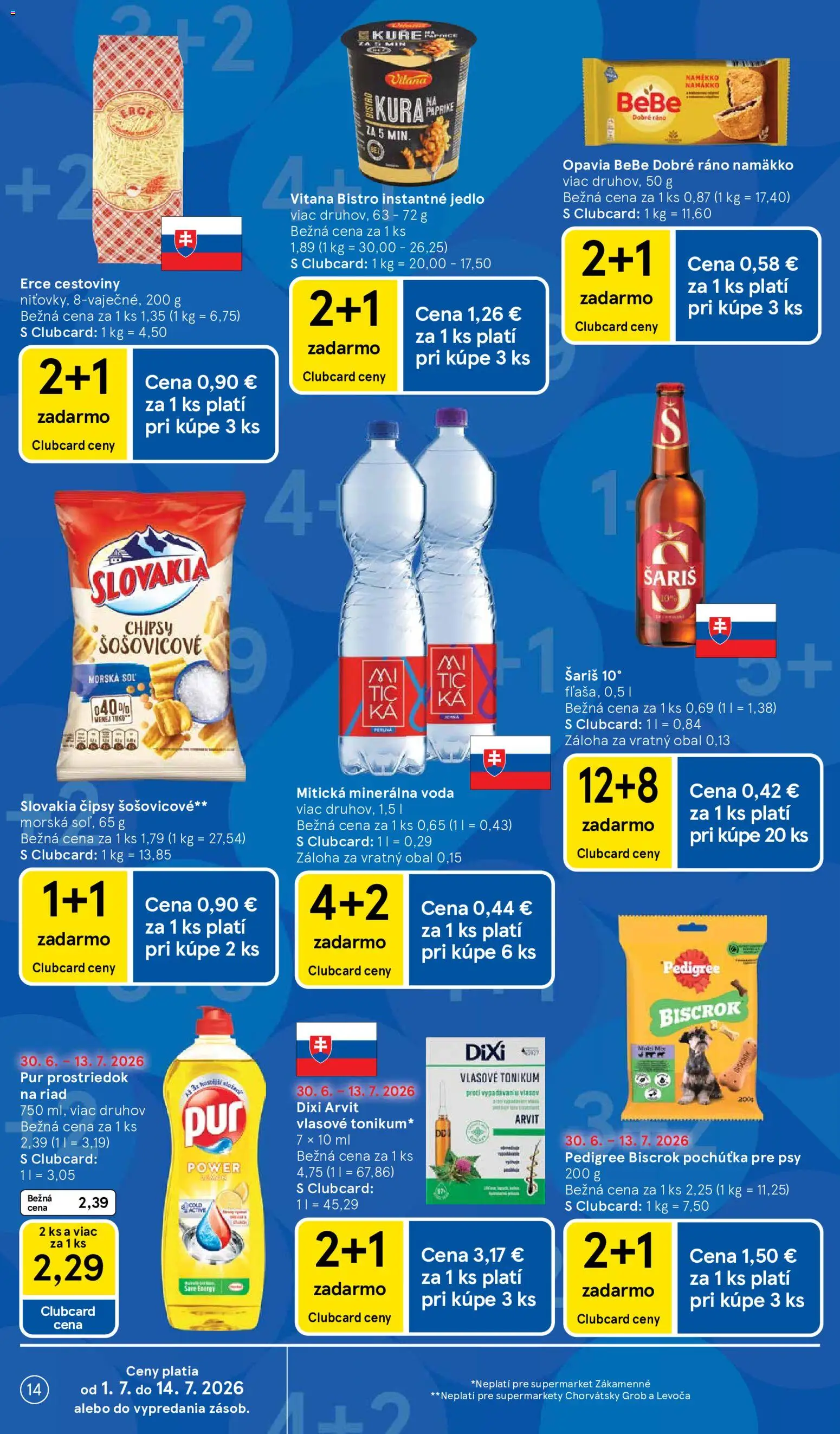 Nové Tesco akcie – leták je platný od 01.07.2026 | Strana: 14