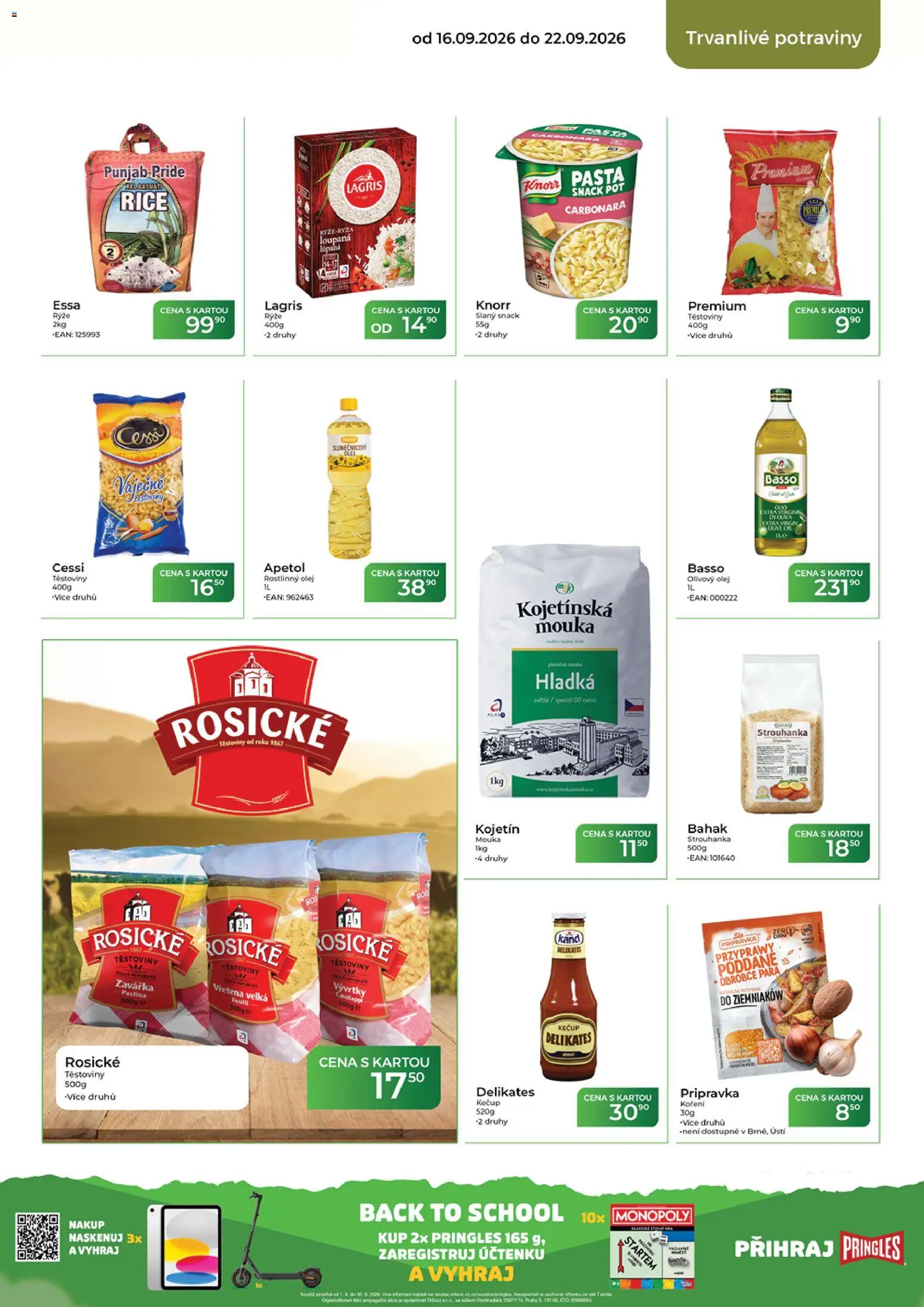 Tamda Foods leták od 16.09.2026 | Strana: 39 | Produkty: Těstoviny, Slaný snack, Potraviny, Strouhanka