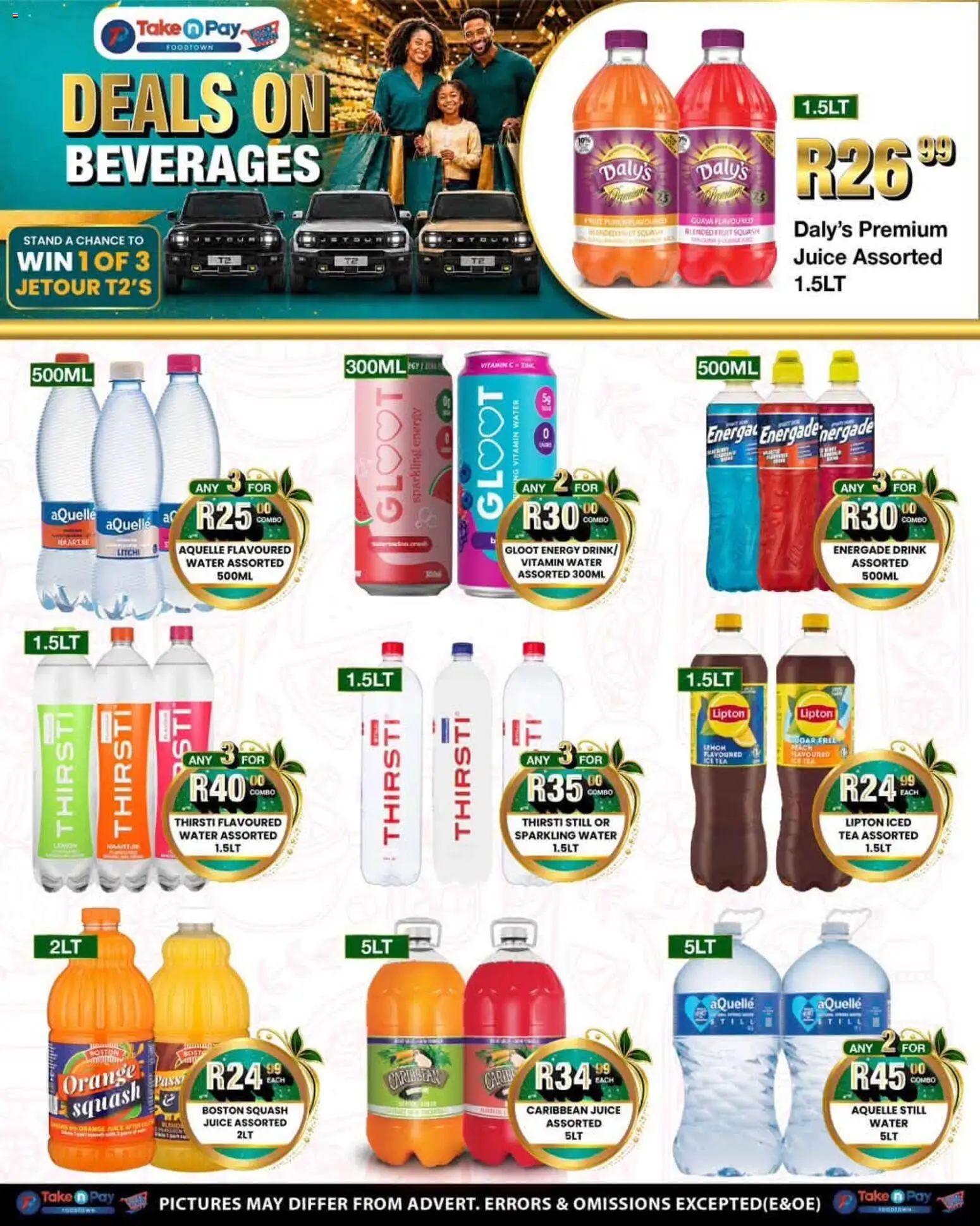 New Take n Pay catalogue – valid from 10/08/2026 | Page: 8 | Products: Squash, Juice, Oranges, Water