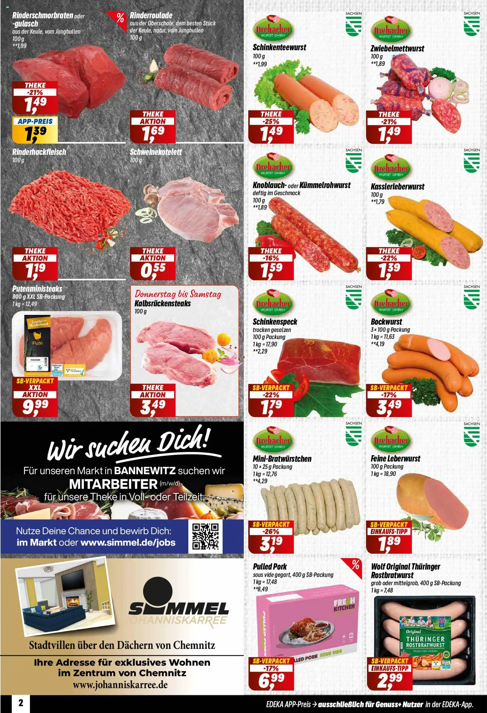 Simmel Prospekt – gültig ab 03.08.2026 | Seite: 2 | Produkte: Pute, Theke, Wurst, Knoblauch