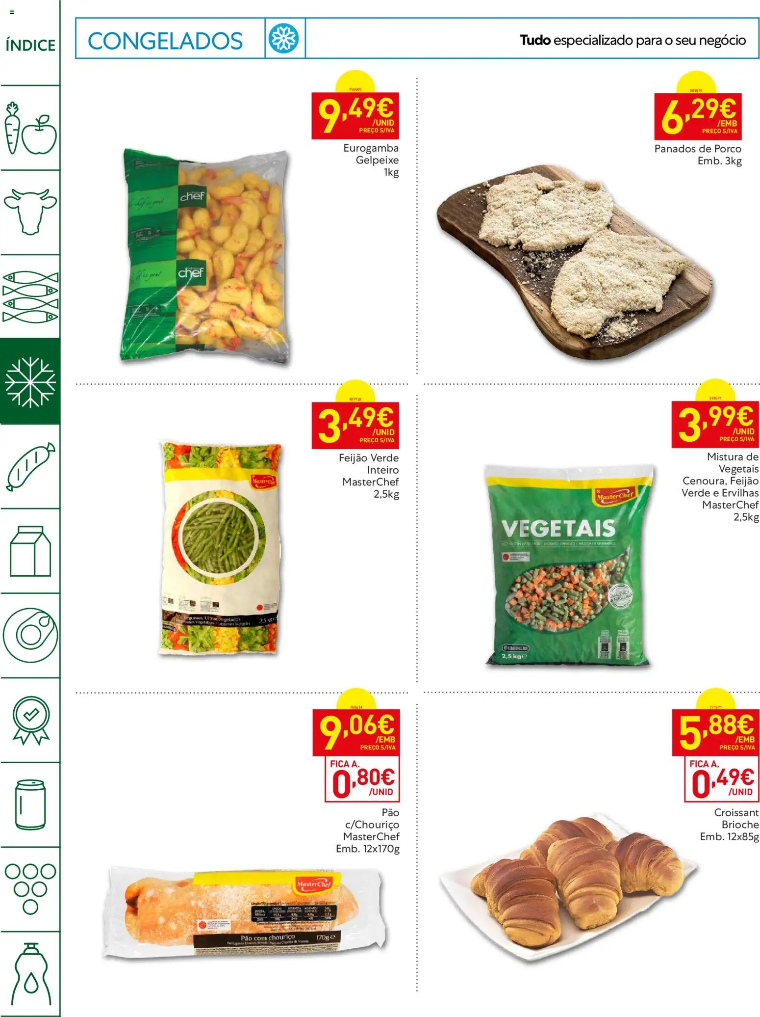 Recheio Horeca │ válido de 19.05.2026 | Página: 10 | Produtos: Pão, Chouriço