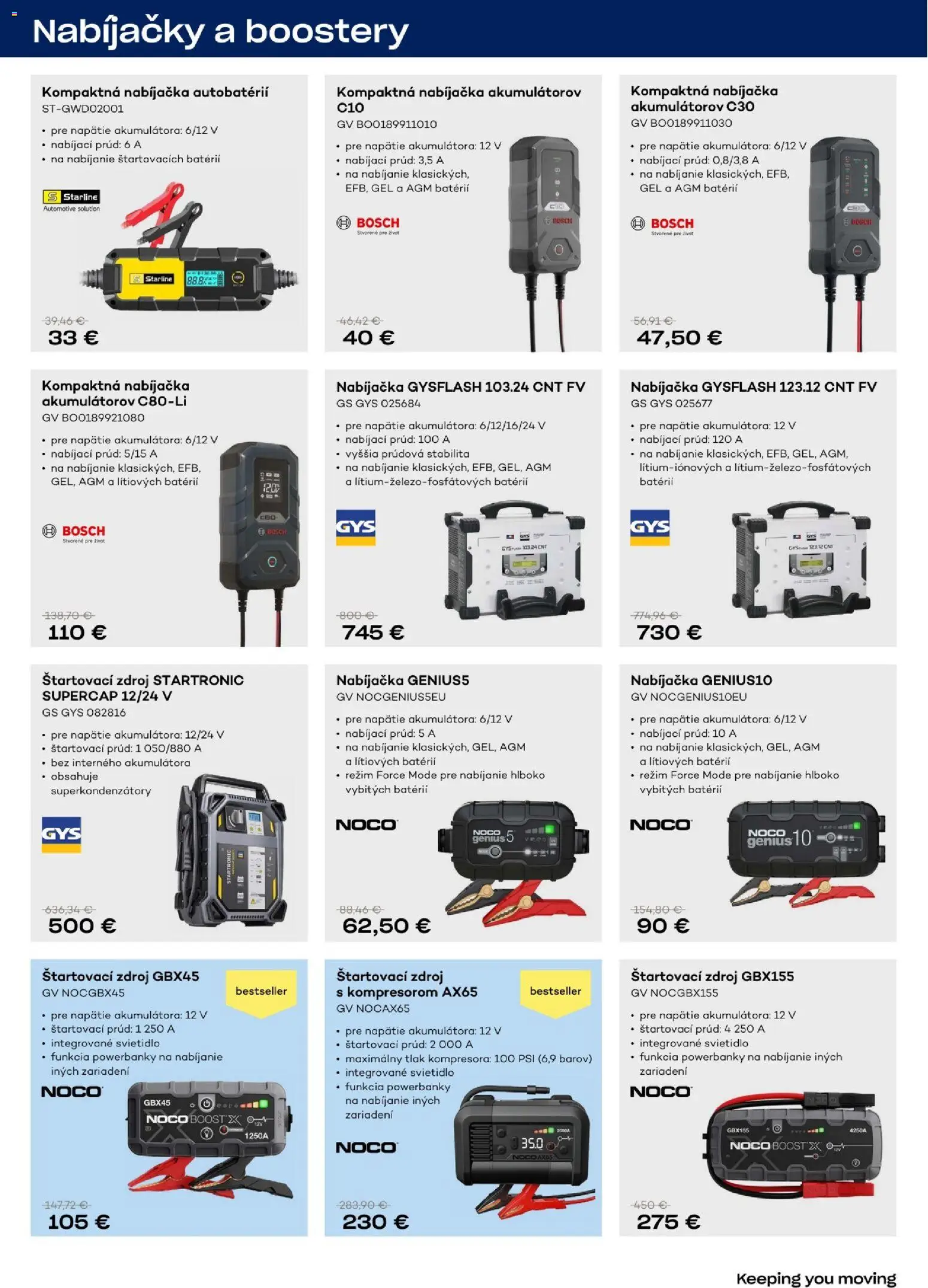 Nové Auto Kelly akcie – leták je platný od 13.07.2026 | Strana: 21 | Produkty: Nabíjačka, Bosch, Svietidlo