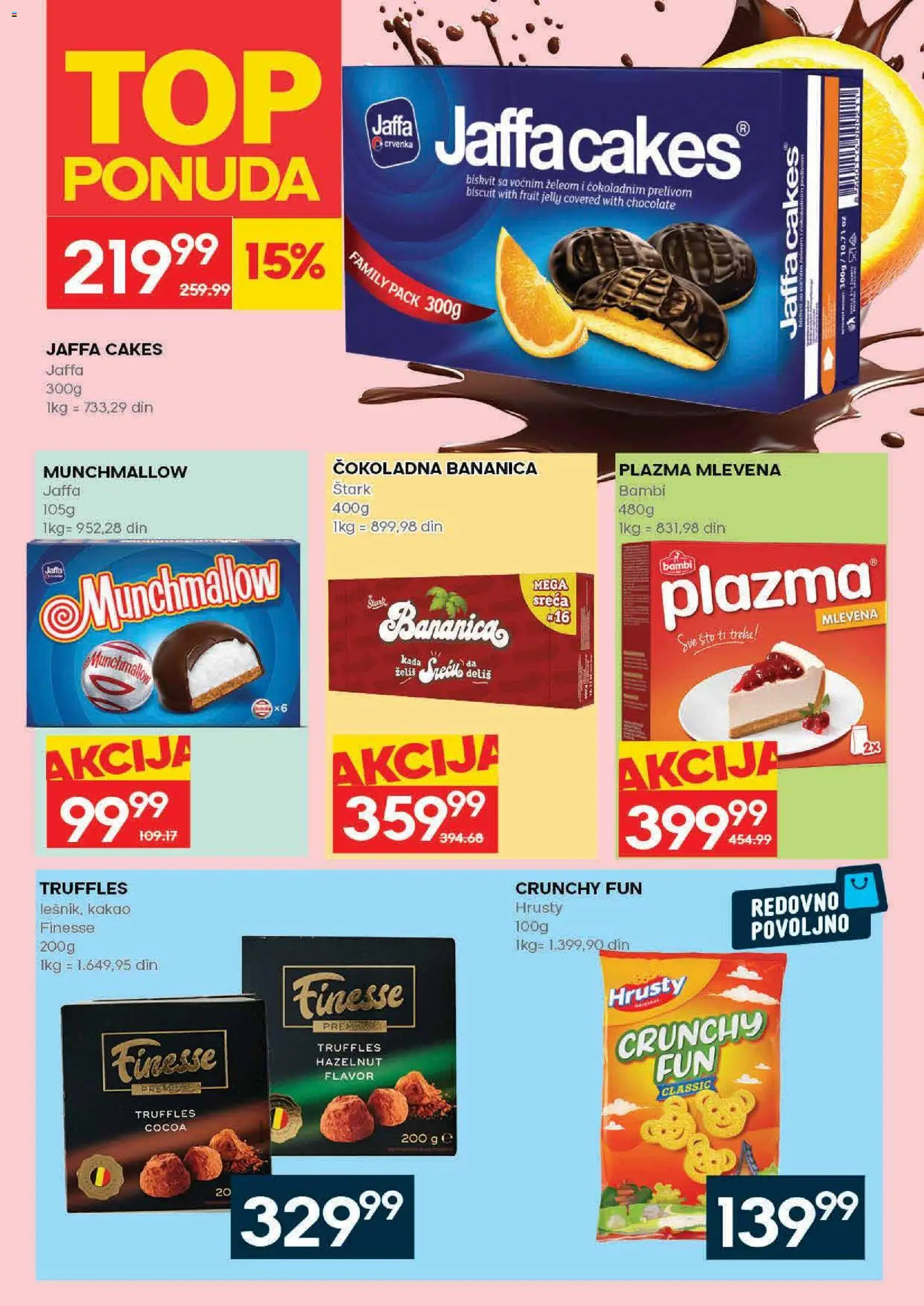 Idea katalog - važi od 21.05.2026 | Strana: 20 | Proizvode: Munchmallow, Sto, Plazma