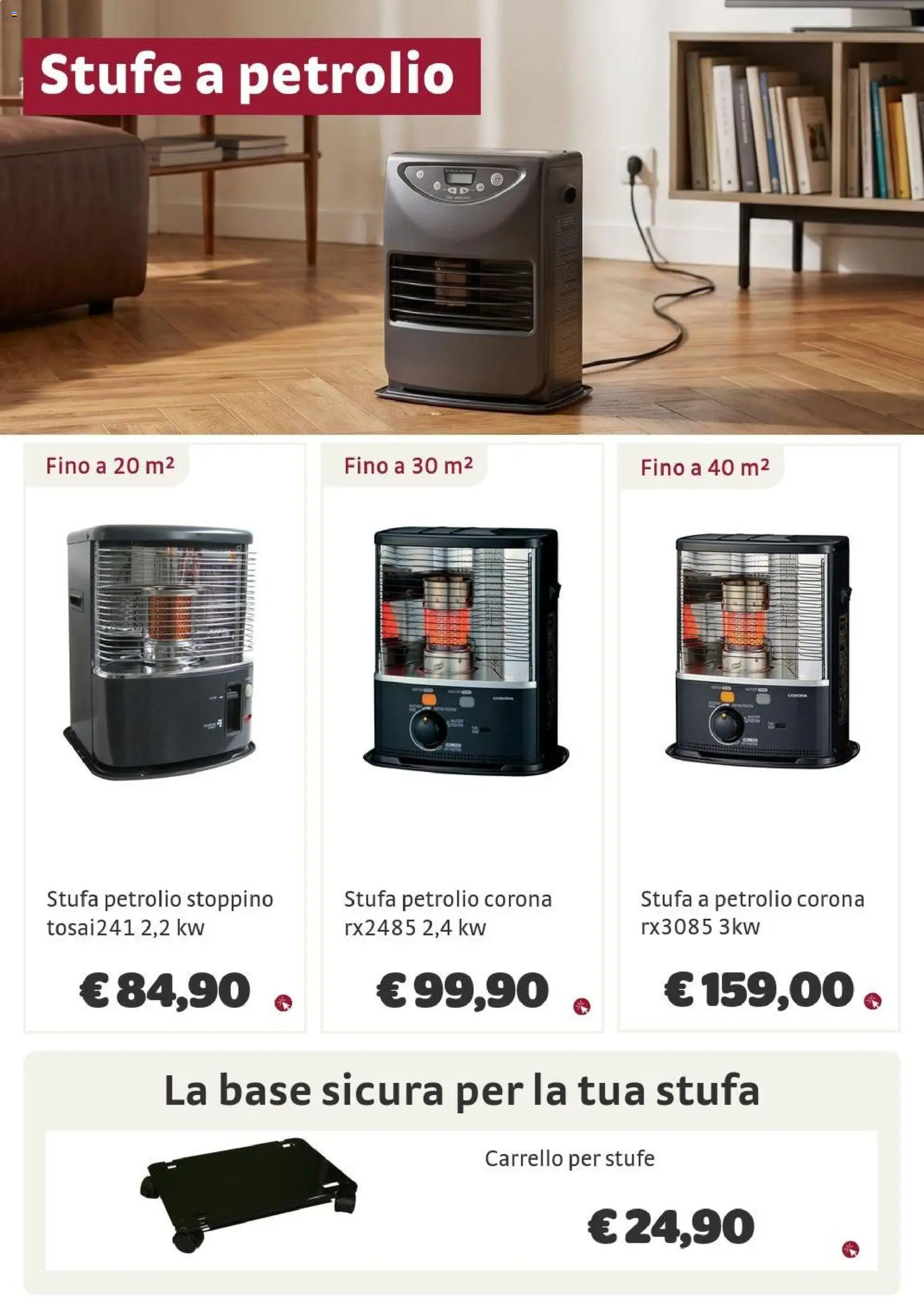 Volantino Brico Center del 13/10/2026 | Pagina: 8 | Prodotti: Stufa, Carrello