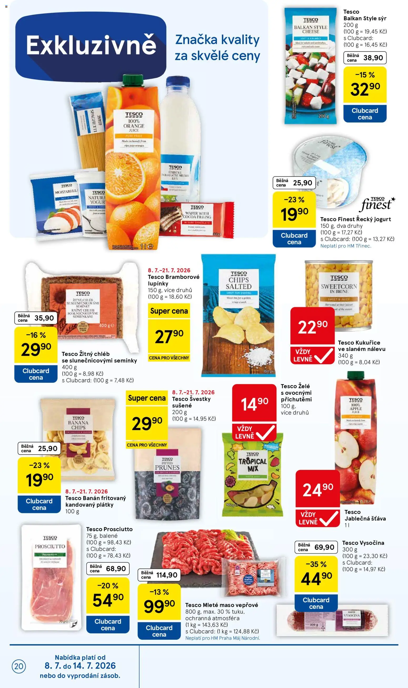 Tesco leták - Hypermarket od 08.07.2026 | Strana: 20