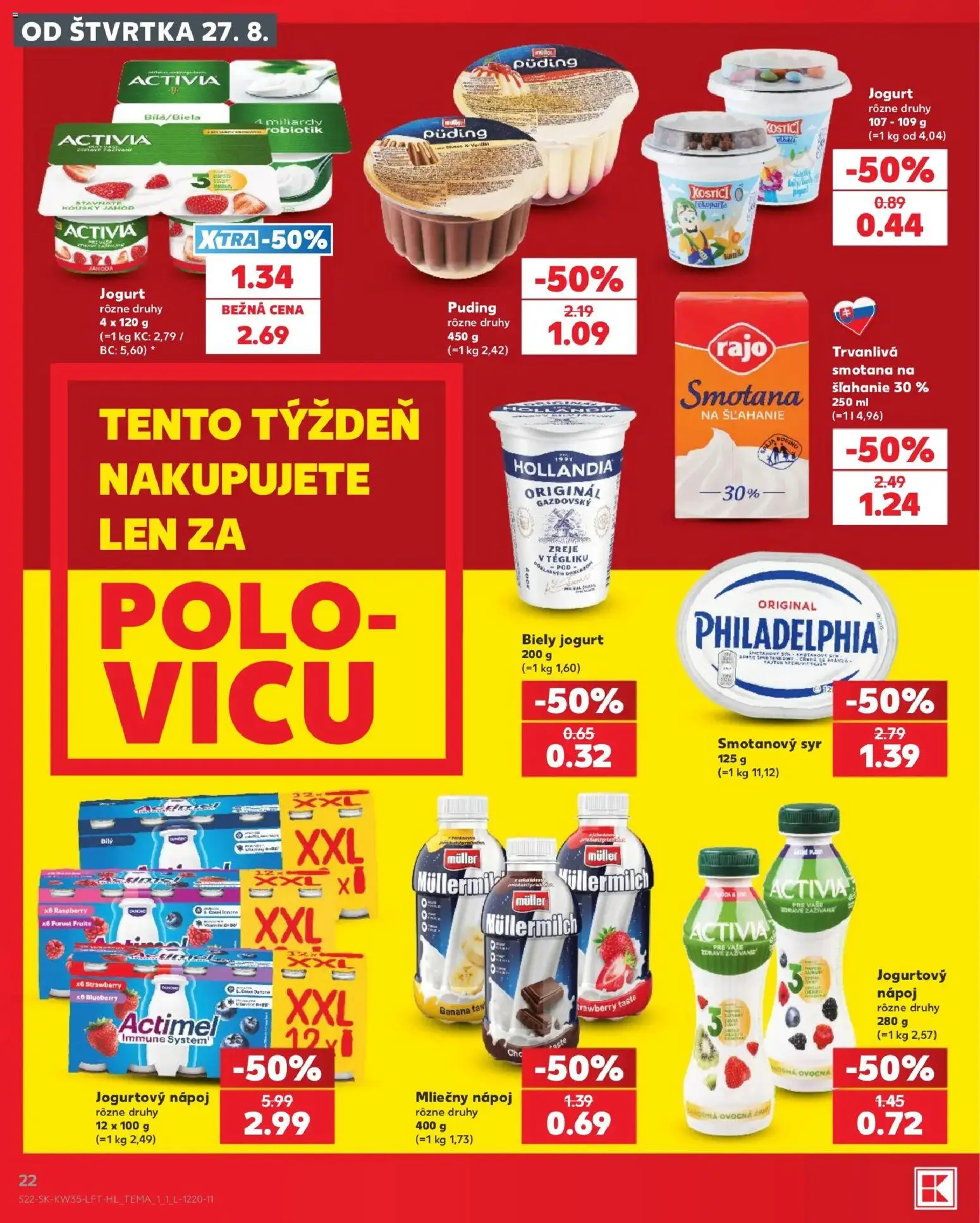 Nové Kaufland akcie – leták je platný od 27.08.2026 | Strana: 22