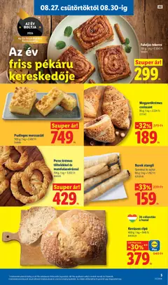 Fahéjas tekercs, Fahéjas tekercs - amely érvényes a következő dátumtól: 2026.08.27. | Oldal: 5
