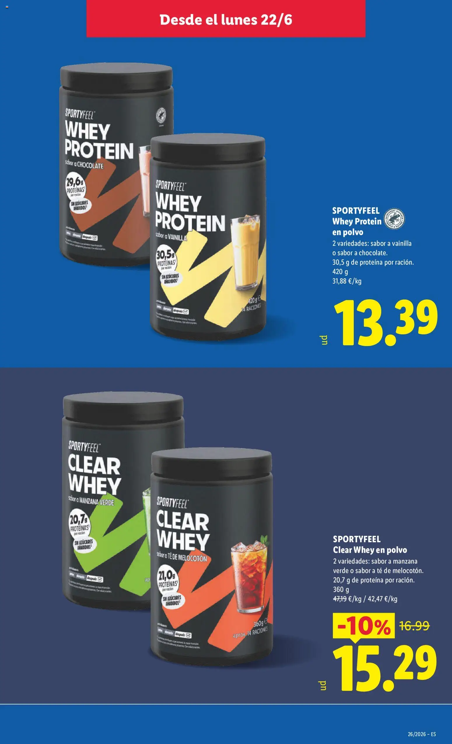 Lidl folleto de bazar │ válido desde el 22.06.2026 | Página: 15 | Productos: Polvo, Chocolate, Manzana, Té