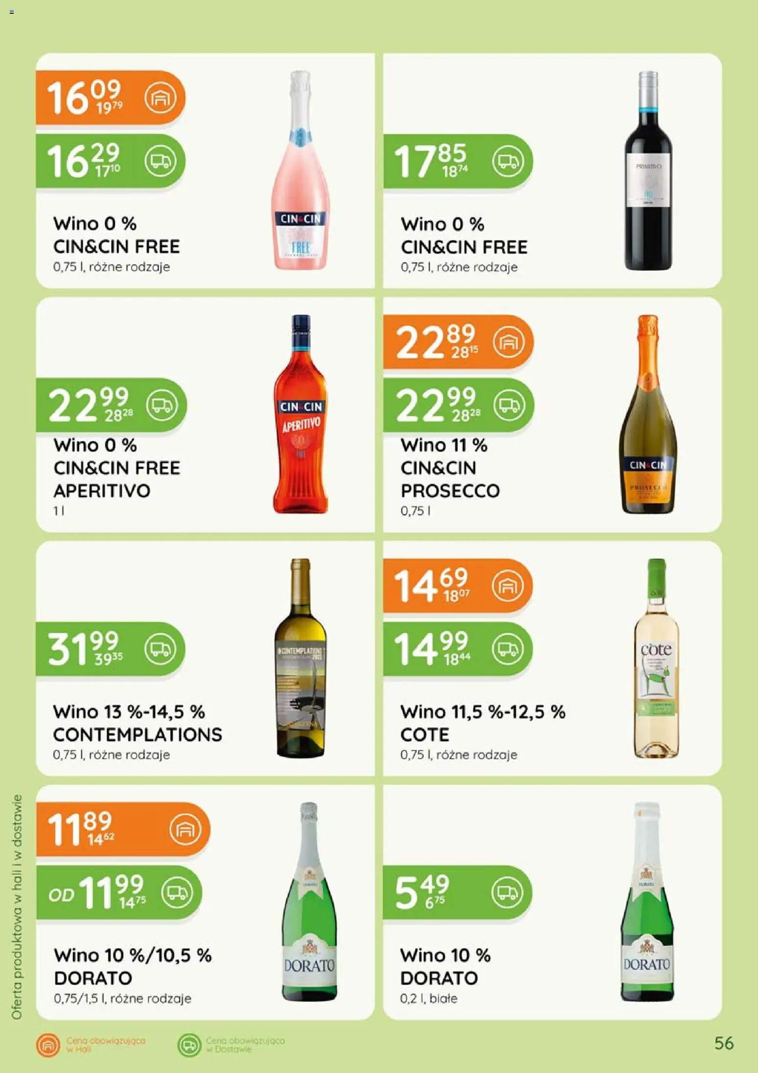 Eurocash gazetka - Katalog Alkoholowy od 01.06.2026 | Strona: 56 | Produkty: Wino, Prosecco