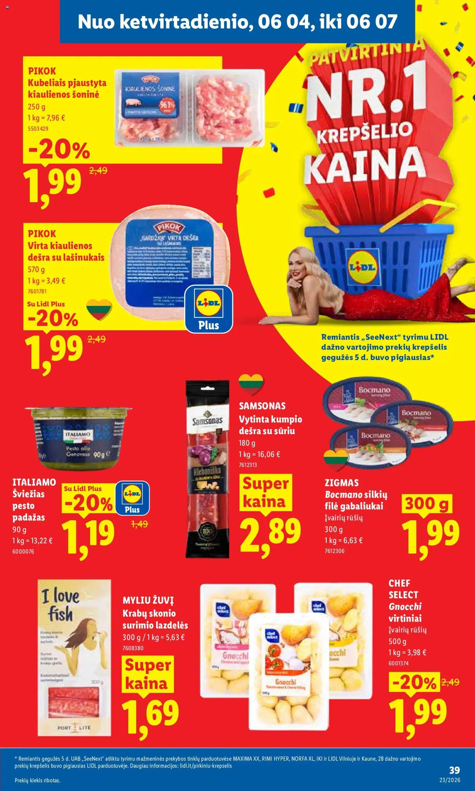 LIDL akcijos nuo 01.06.2026 | Puslapis: 39