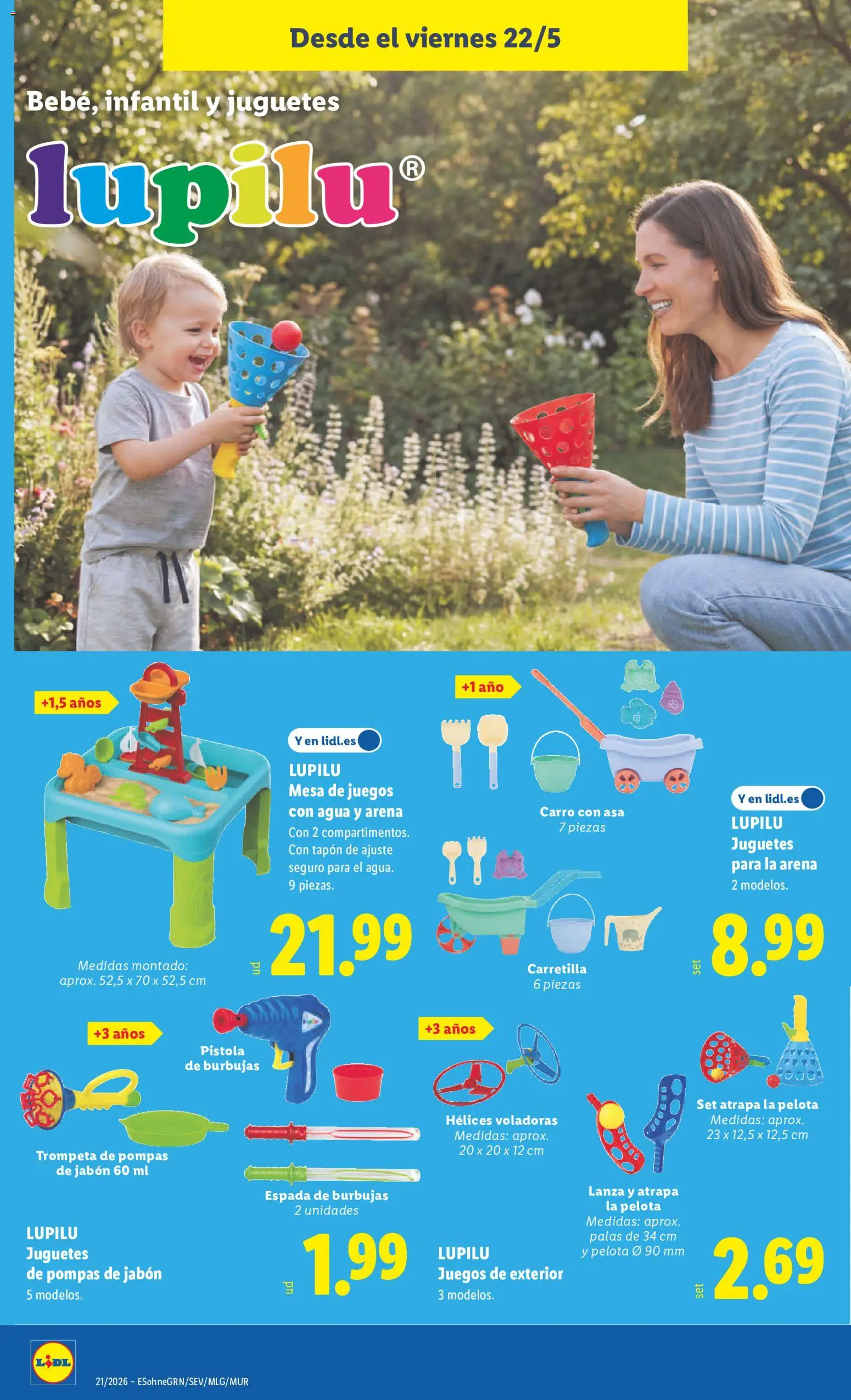 Lidl folleto de bazar │ válido desde el 18.05.2026 | Página: 18 | Productos: Jabón, Juguetes, Mesa