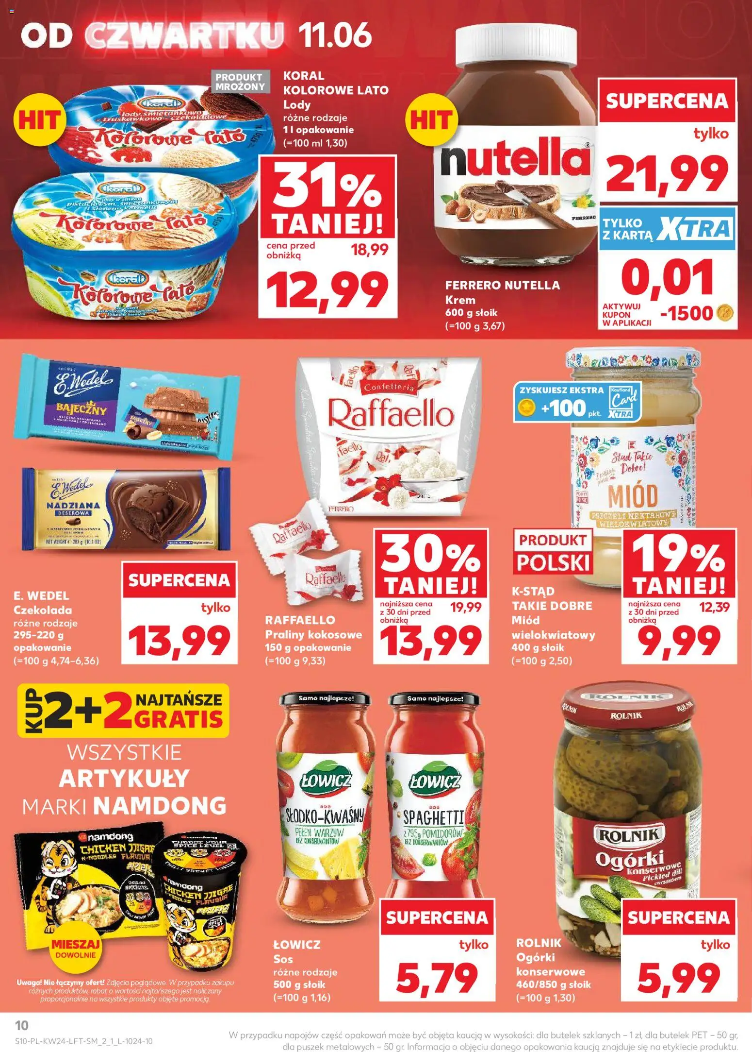 Kaufland Polsko leták od 11.06.2026 | Strana: 10 | Produkty: Krém, Caro, Nutella