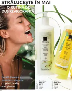 Ofertele Avon valabile de la 01.05.2026 | Pagină: 26 | Produse: Duș, Cremă, Gel de duș