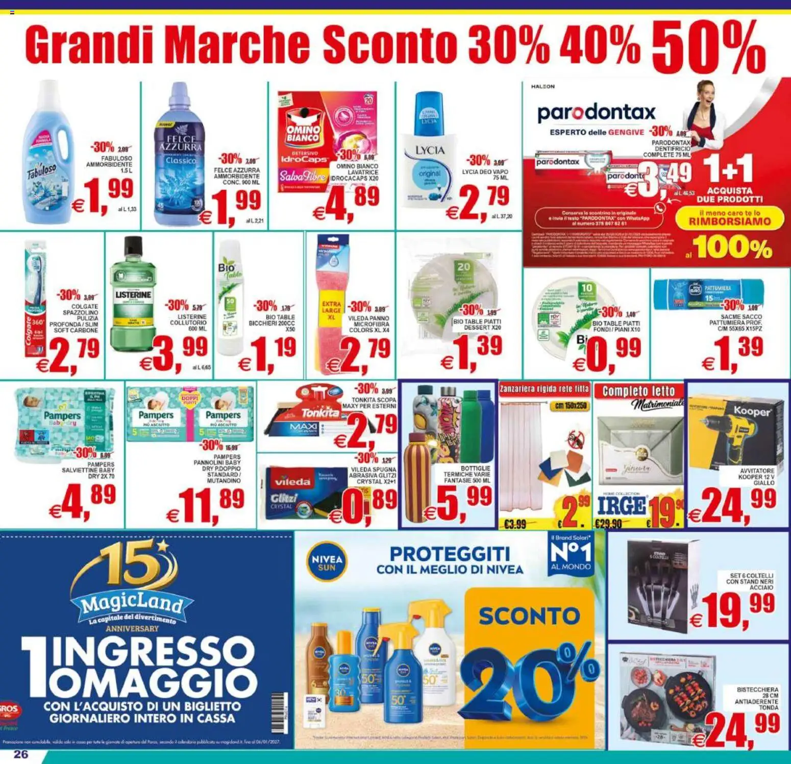 Volantino Pewex del 29.05.2026 | Pagina: 26 | Prodotti: Ammorbidente, Avvitatore, Lavatrice, Zanzariera