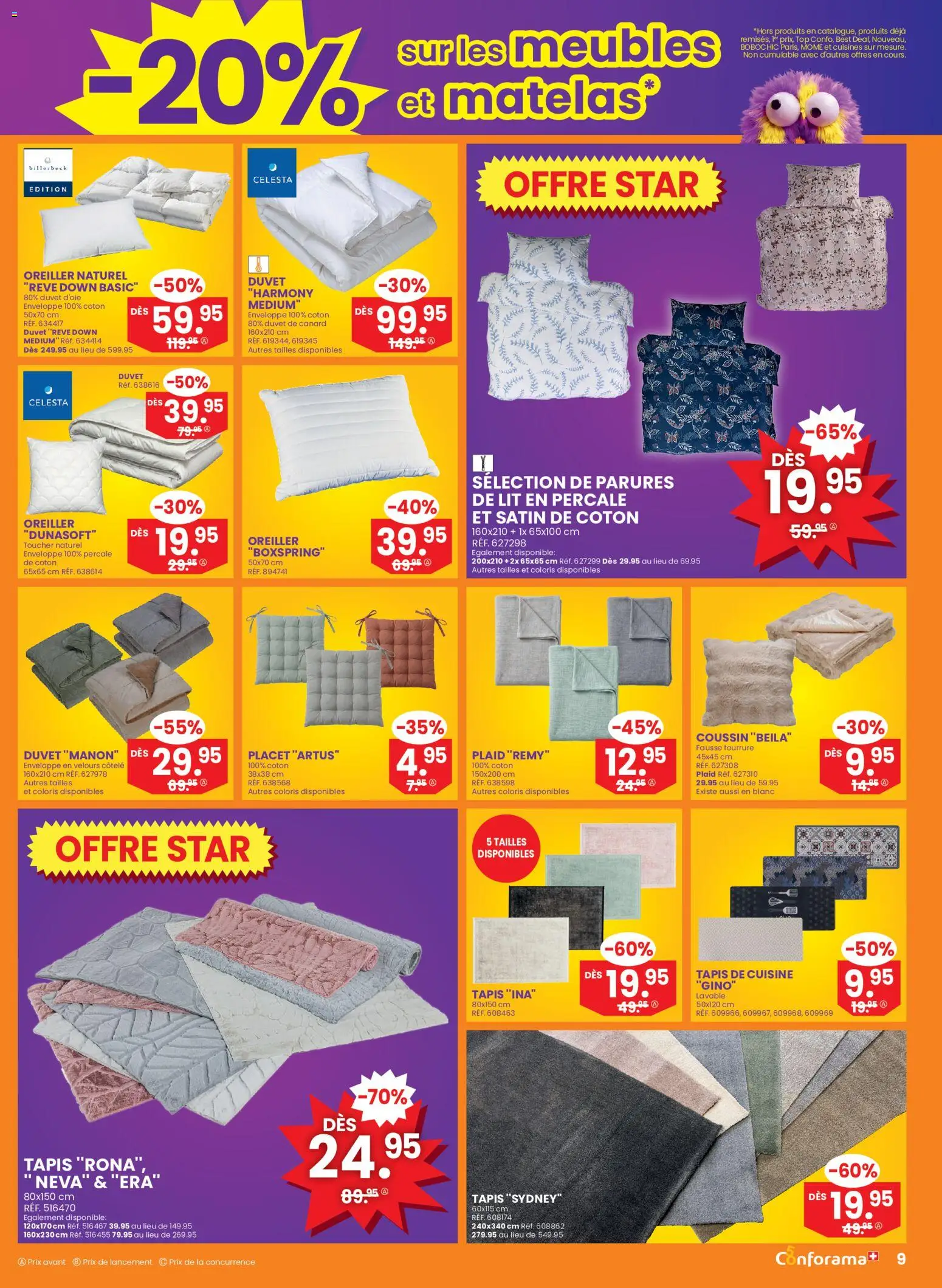 Conforama aktionen FR – gültig ab 14.10.2026 | Seite: 9 | Produkte: Top