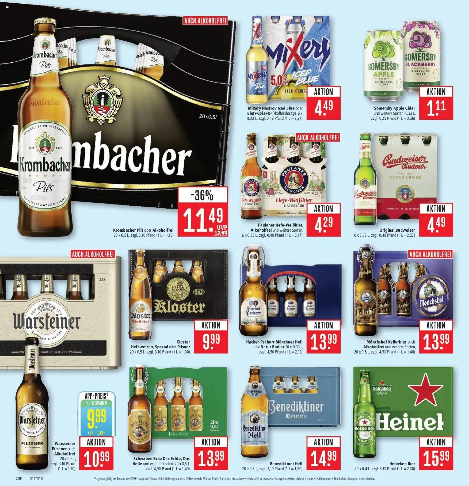 Marktkauf Prospekt Heidenheim – gültig ab 27.07.2026 | Seite: 28 | Produkte: Monchshof, Mixer, Pils, Warsteiner