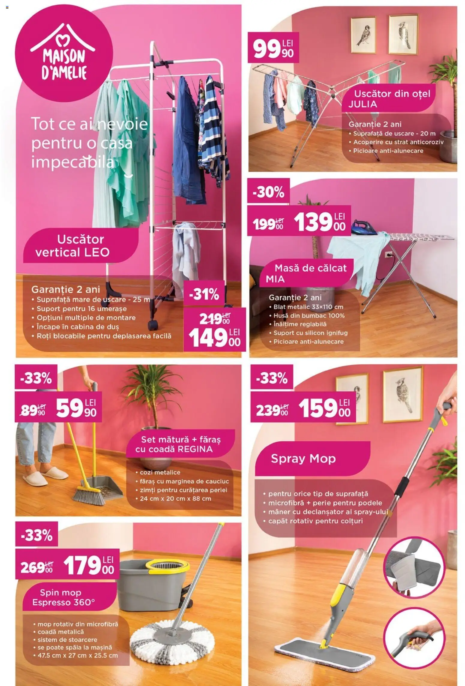 Noul catalog Carrefour – valabil de la 30.09.2026 | Pagină: 33 | Produse: Regina, Mop, Masă, Faras
