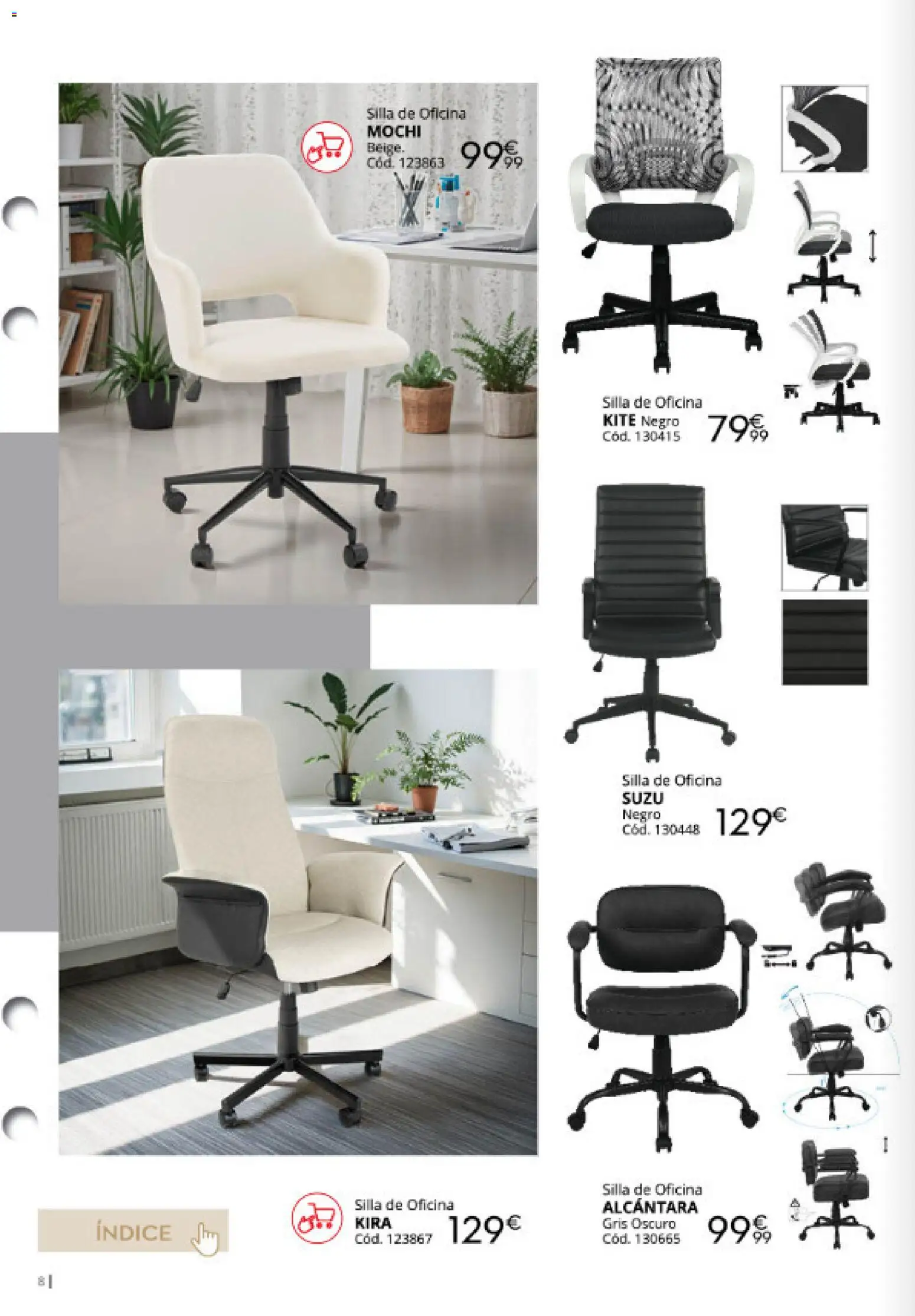 Conforama Despachos for all │ válido desde el 12/08/2026 | Página: 8 | Productos: Silla de oficina, Mochi, Silla