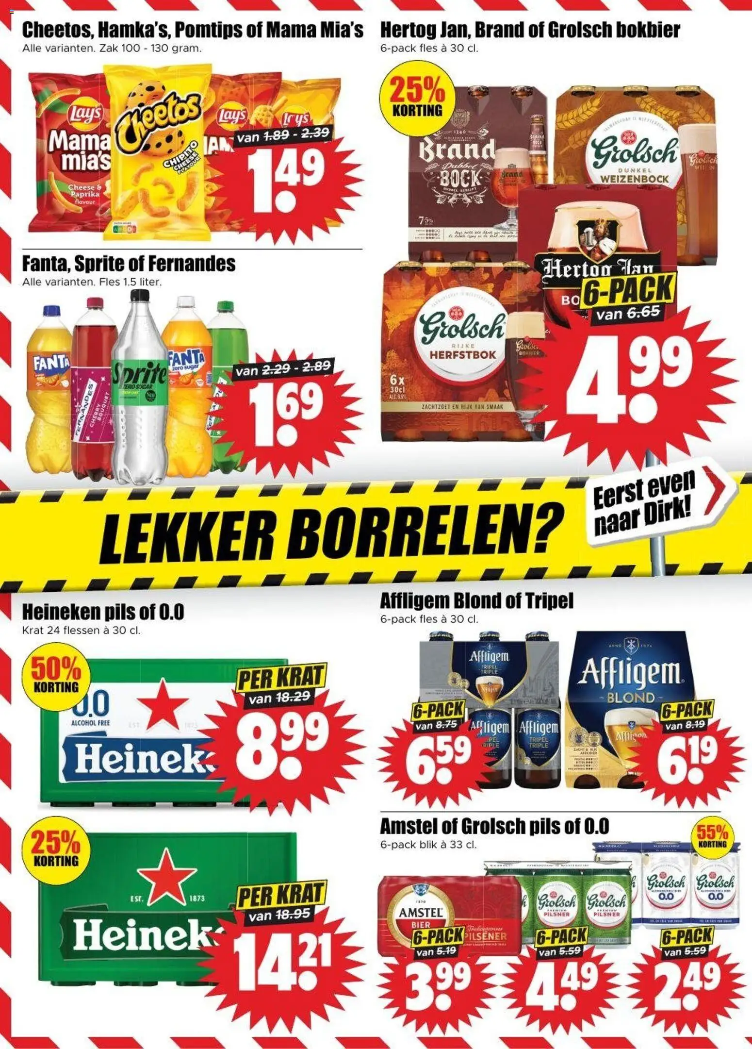{H1} | Pagina: 20 | Producten: Bier, Sprite, Zak, Cheetos