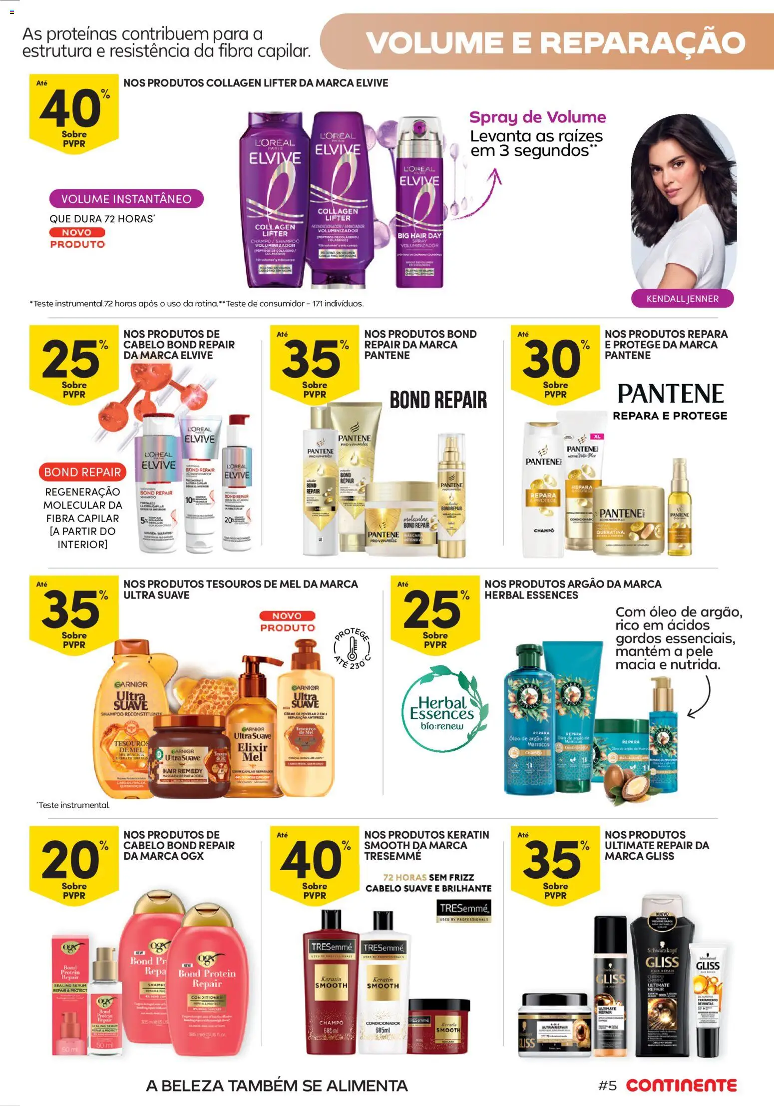 Continente Beleza Receita perfeita para um cabelo nutrido │ válido de 15/09/2026 | Página: 5