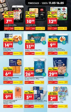 Pogląd oferty "Biedronka gazetka od poniedziałku" - ważna od 11.05.2026 | Strona: 47 | Produkty: Karta, Mintaj, Łosoś, Paluszki