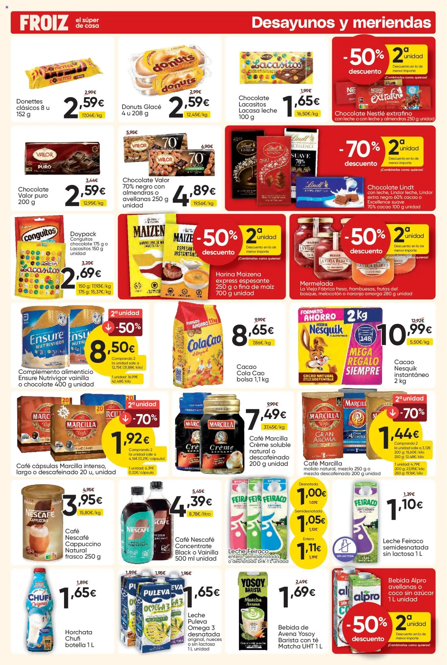 Froiz folleto │ válido desde el 27/08/2026 | Página: 13 | Productos: Fresas, Almendras, Donuts, Cacao