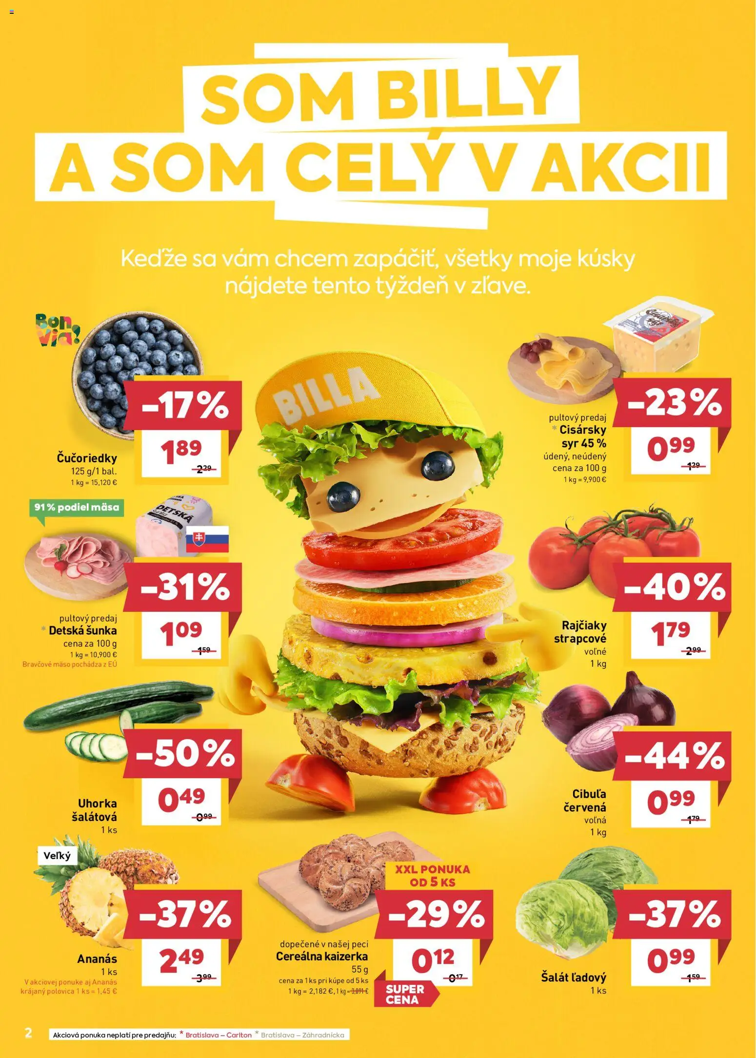 Nové Billa akcie – leták je platný od 14.10.2026 | Strana: 2