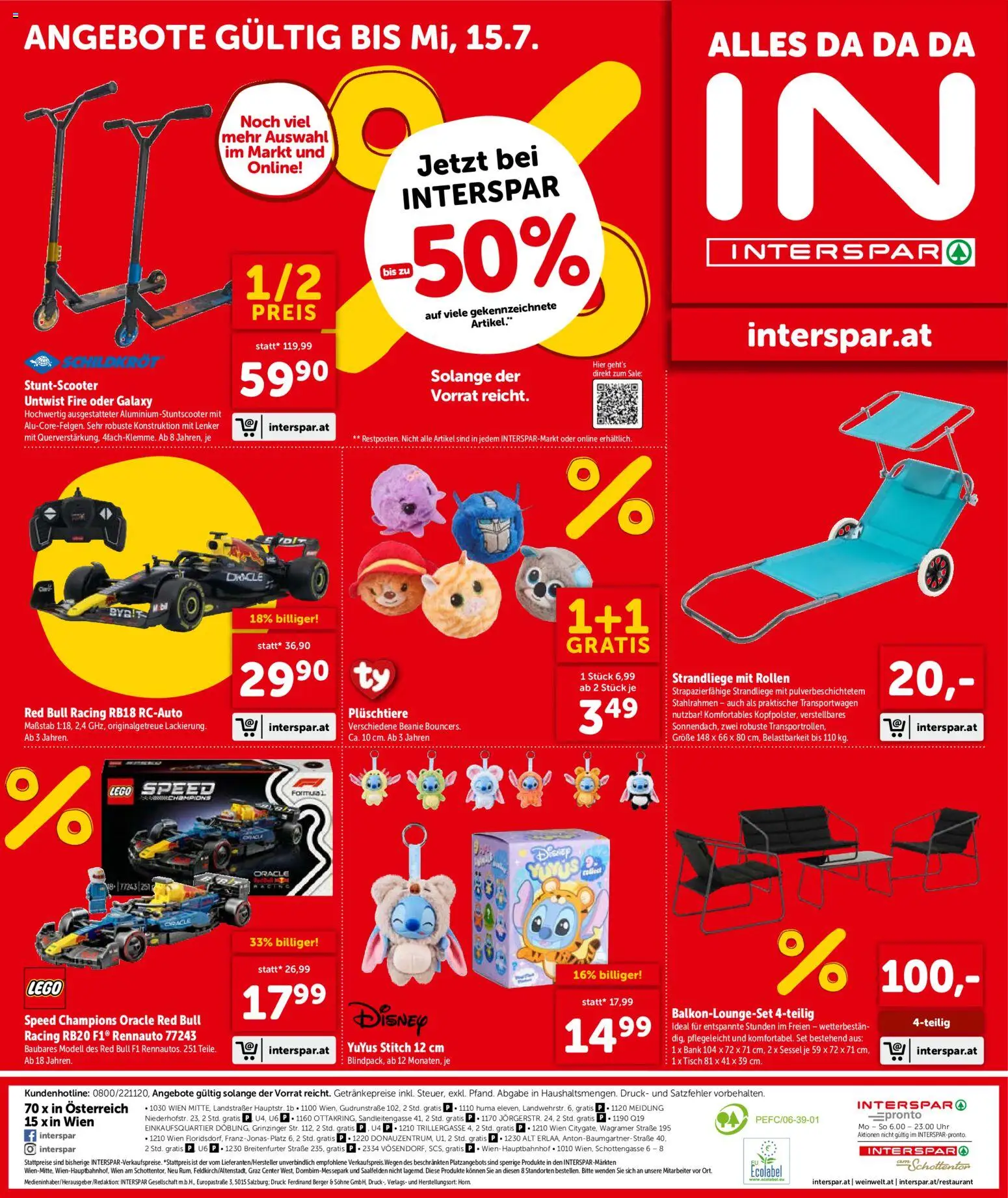 Interspar Flugblatt - Wien gültig ab 25.06.2026 | Seite: 17 | Produkte: Uhr, Sessel, Tisch