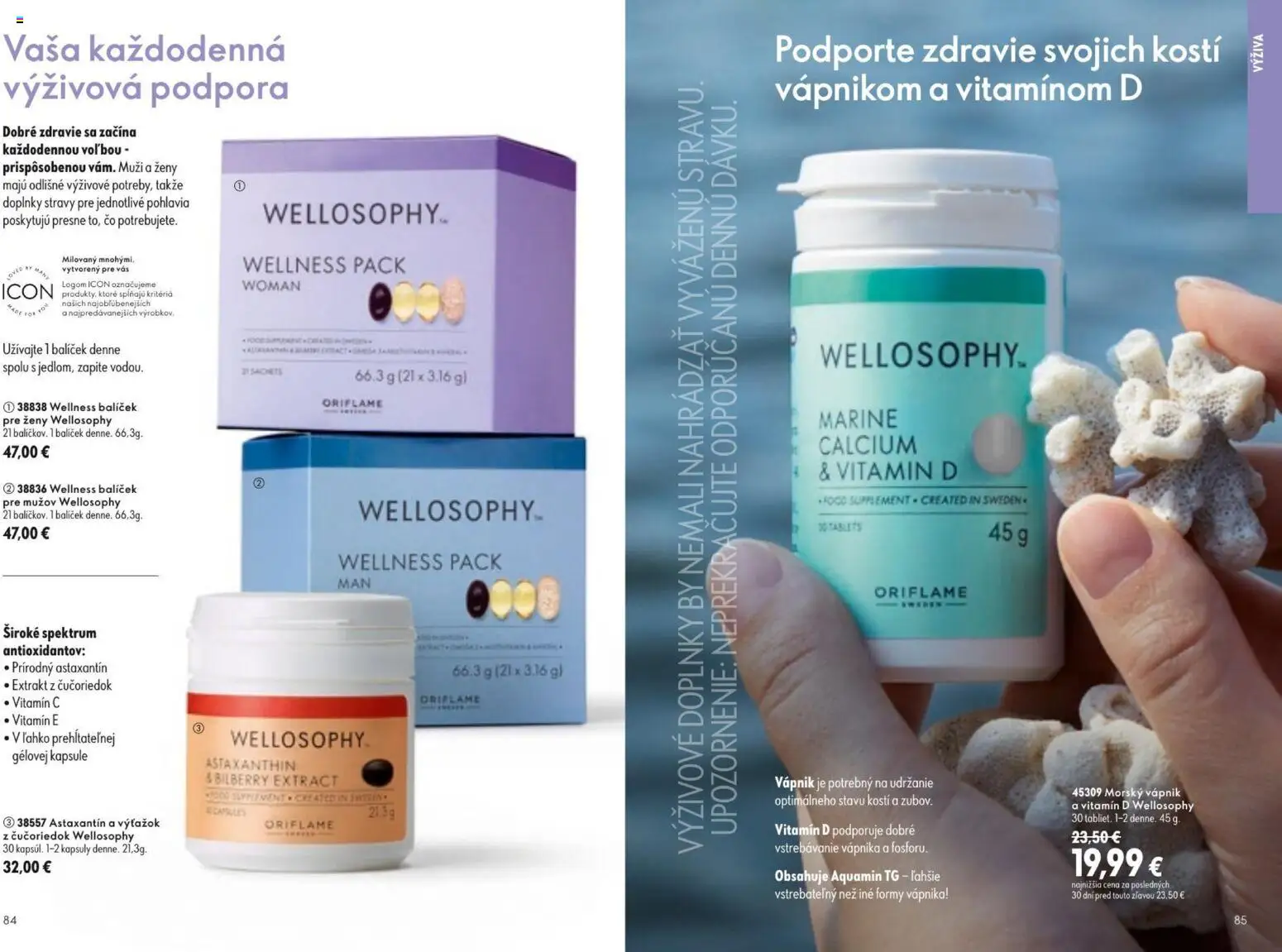 Nové Oriflame akcie – leták je platný od 09.09.2026 | Strana: 43 | Produkty: Kapsule