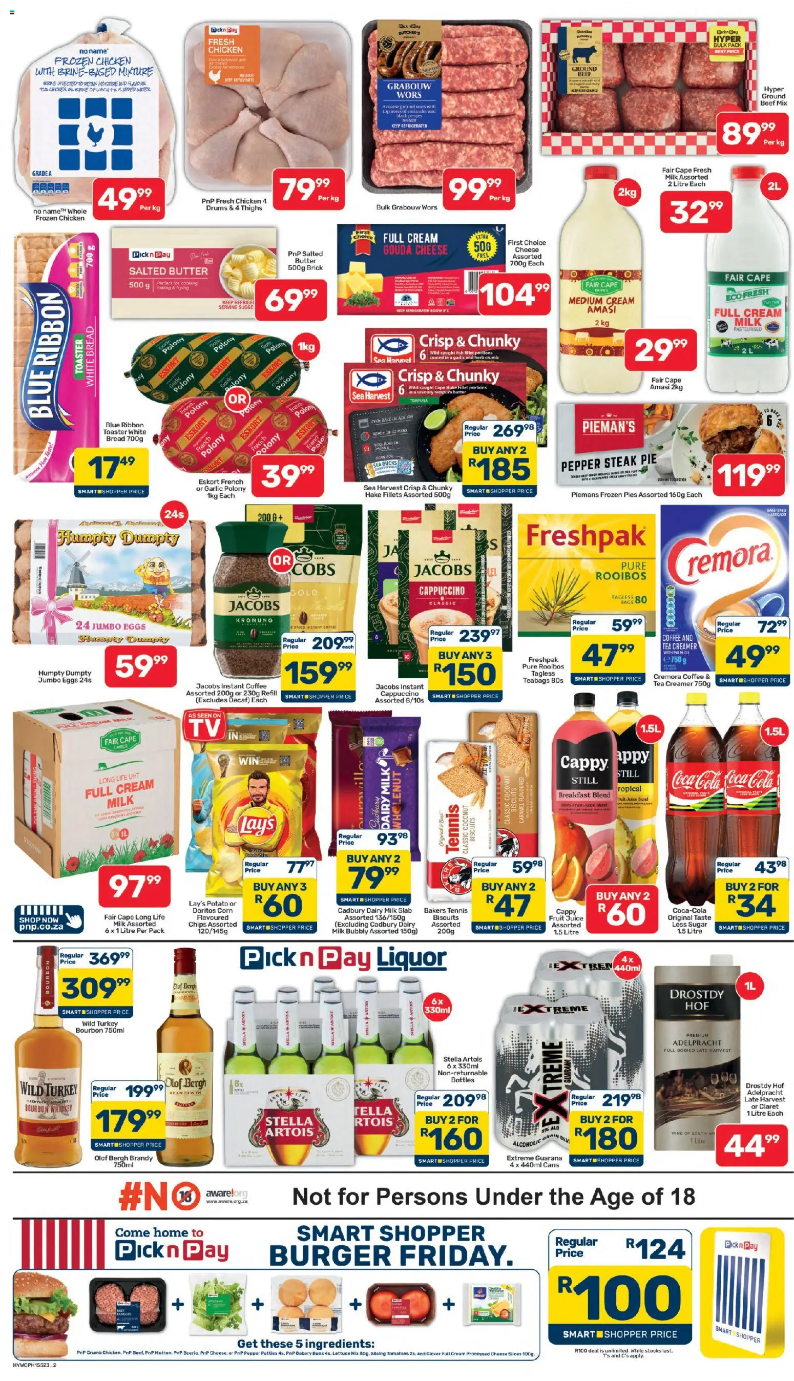 New Pick n Pay catalogue – valid from 07/08/2026 | Page: 2 | Products: Polony, Wine, Bourbon, Estuche organizador de viaje