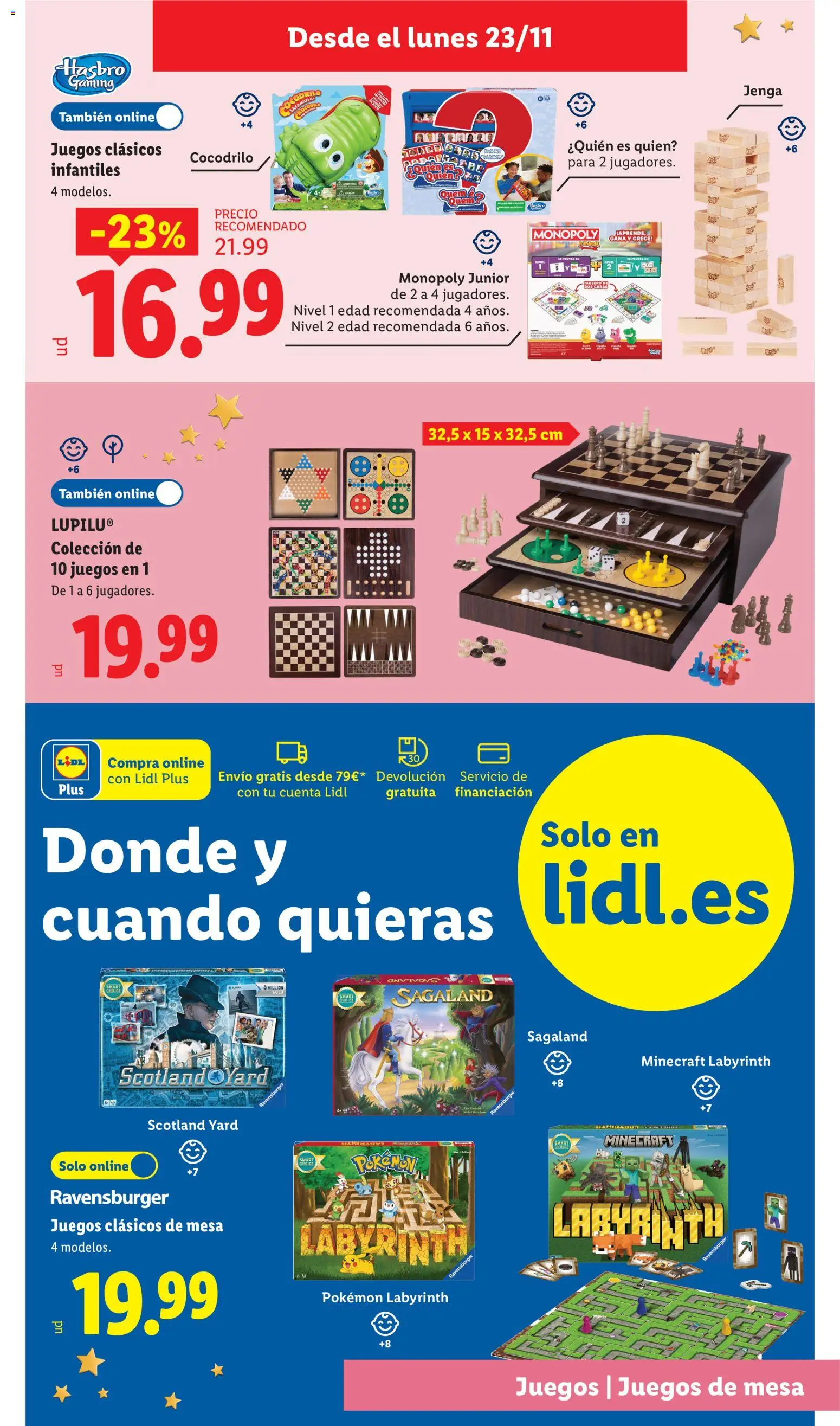 Lidl - Juguetes de aprendizaje │ válido desde el 21/10/2026 | Página: 15 | Productos: Juegos de mesa, Mesa