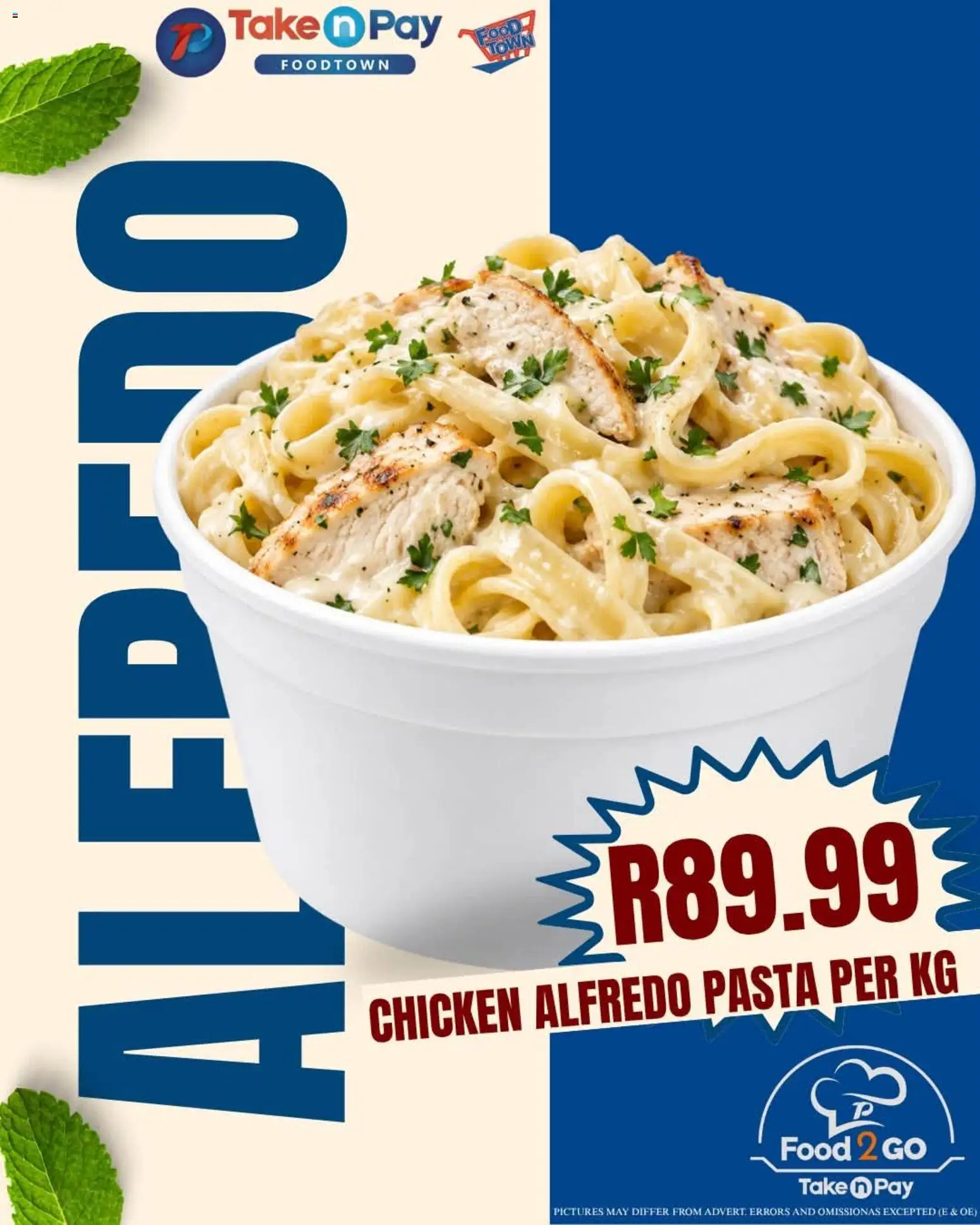 New Take n Pay catalogue – valid from 07/09/2026 | Page: 4 | Products: Chicken, Pasta