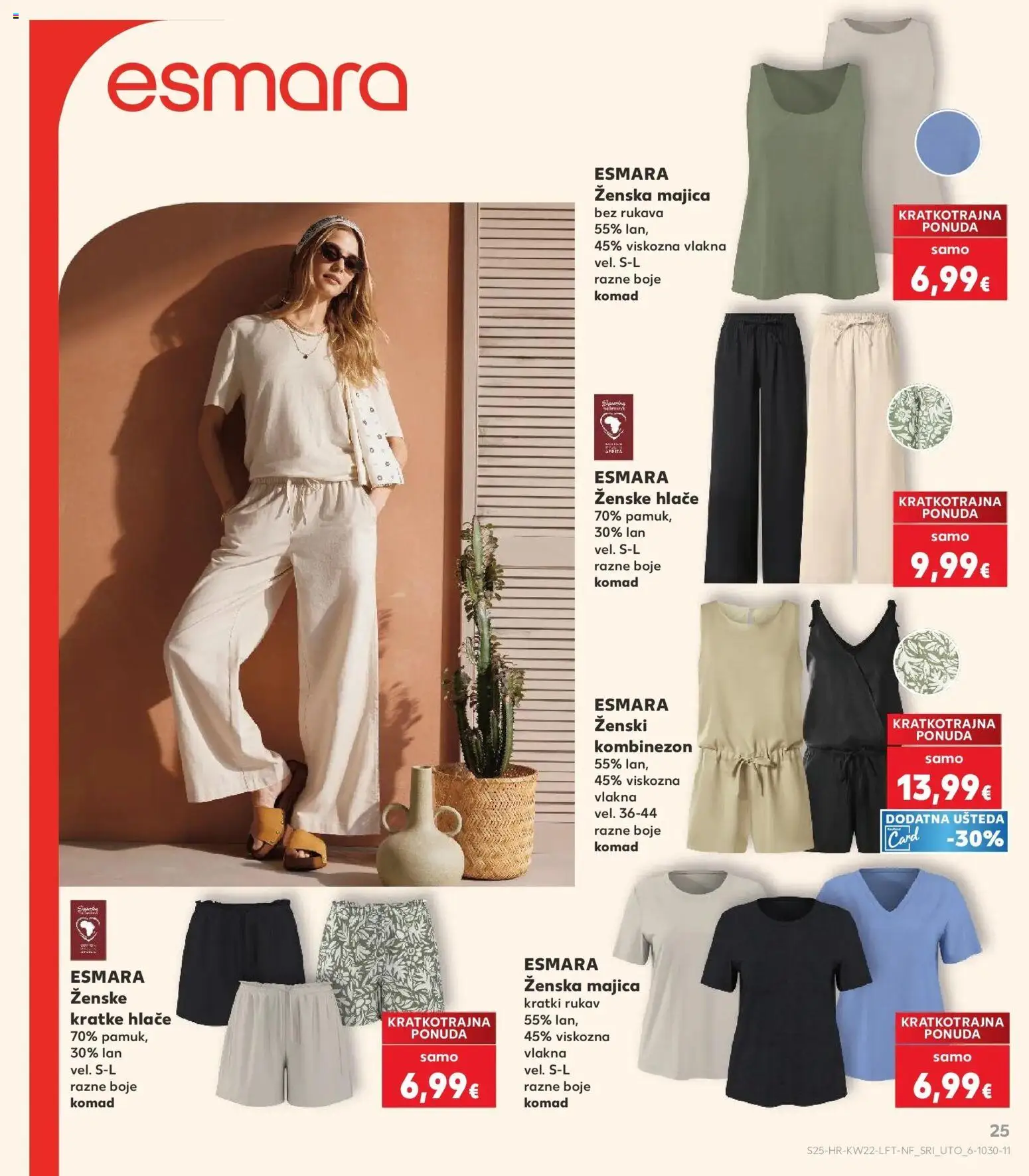 Kaufland katalog | vrijedi od 26.05.2026 | Stranica: 25 | Proizvodi: Majica bez rukava, Majica, Kombinezon, Kratke hlače