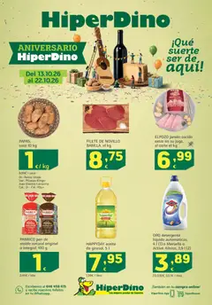 Vista previa HiperDino folleto válido desde el 13/10/2026