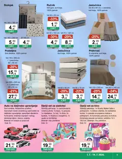 KTC Katalog igračke i tekstil - Pregled kataloga iz trgovine KTC, vrijedi od 01.07.2026 | Stranica: 9 | Proizvodi: Ručnik, Sladoled, Posteljina, Baterije