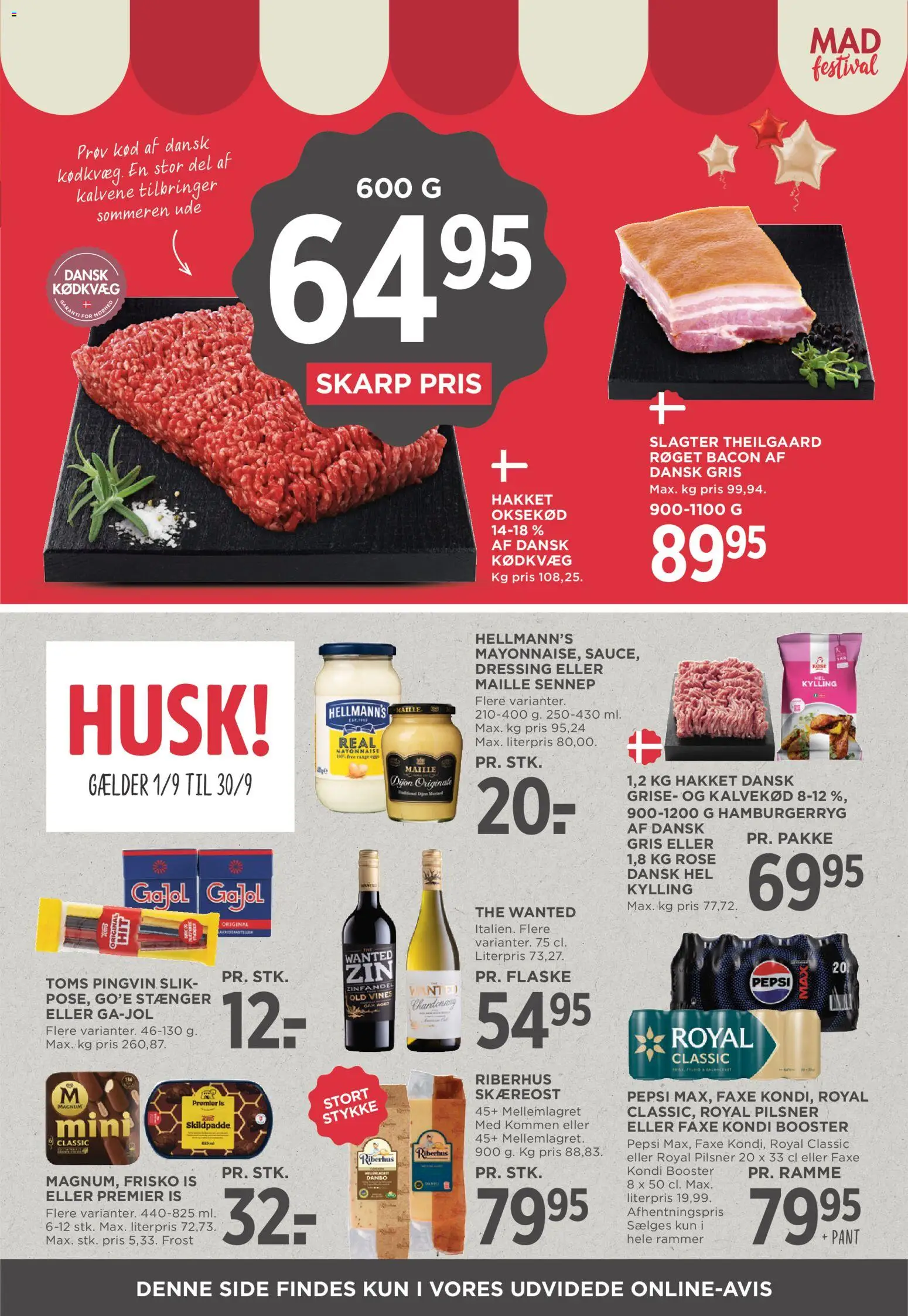 Meny tilbudsavis – gyldig fra 18/09/2026 | Side: 15 | Produkter: Slik, Dressing, Faxe Kondi, Bacon