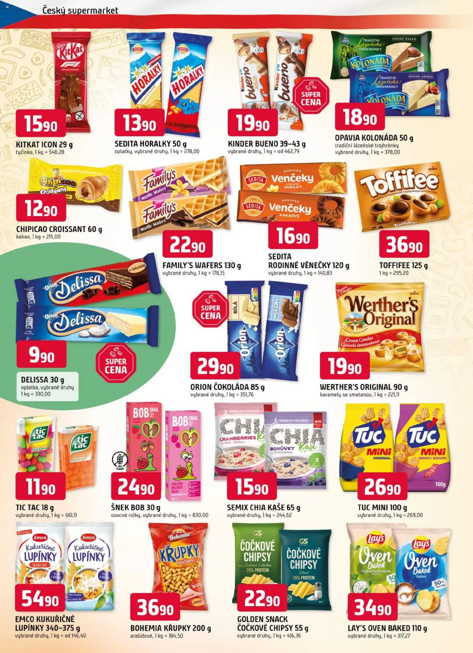 Trefa leták od 10.06.2026 | Strana: 6 | Produkty: Tác, Lay's, Kaše, Mila
