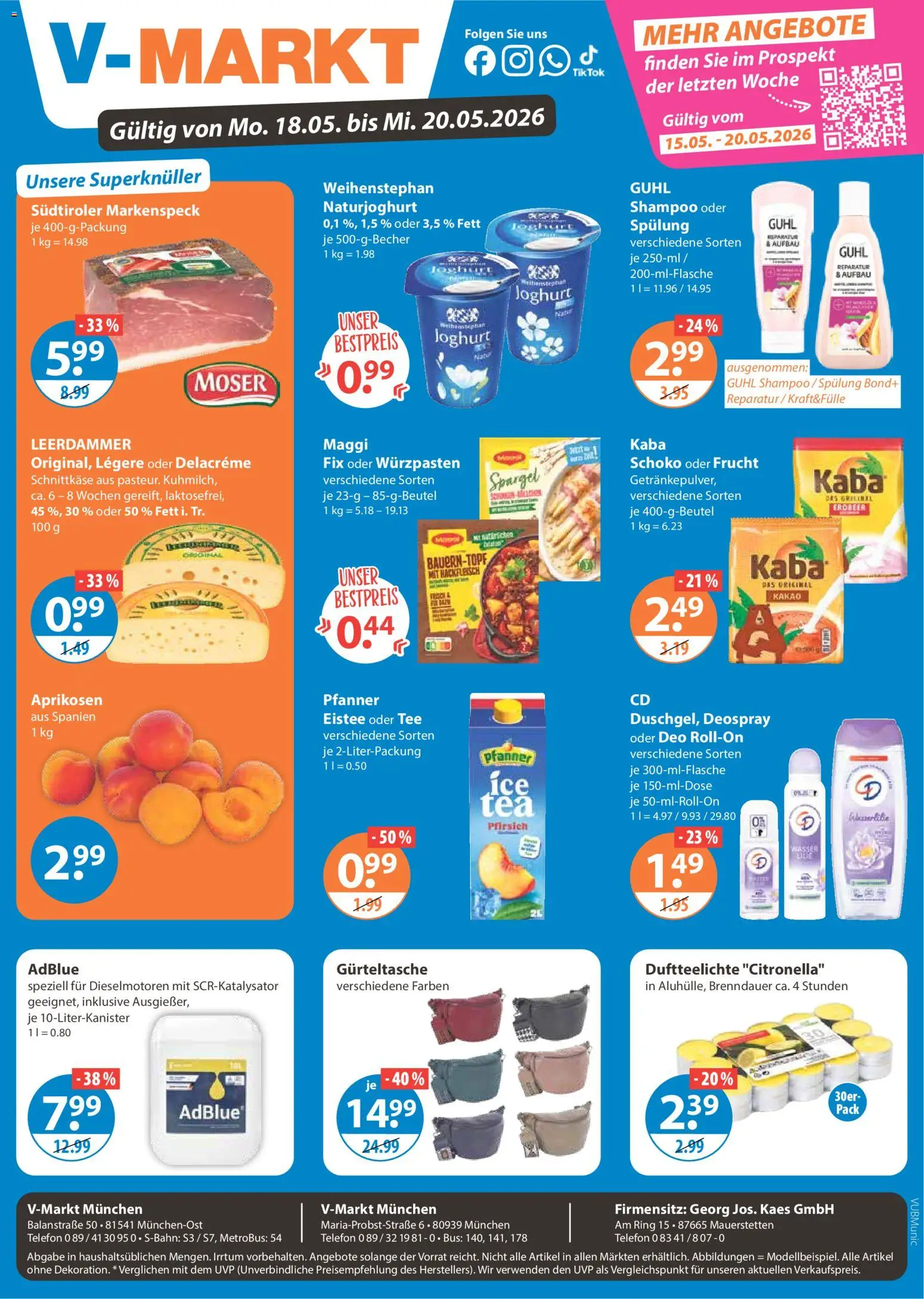 V-Markt München ab Montag – gültig ab 18.05.2026 | Seite: 1
