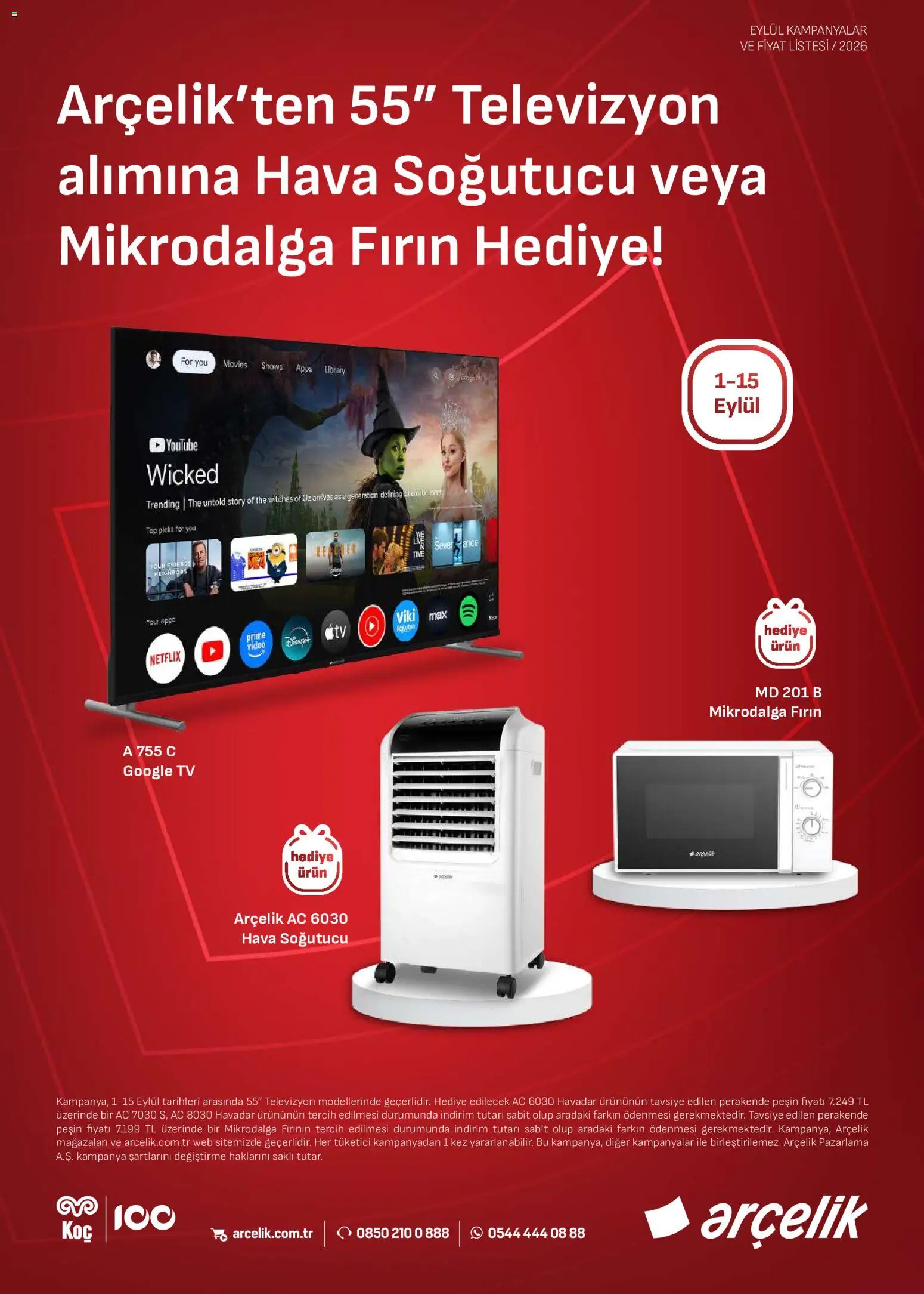 Arçelik - Ankastre Kataloğu - 01 Eylül 2026 tarihinden itibaren geçerlidir | Sayfa: 2 | Ürünler: TV, Televizyon, Fırın, Mikrodalga fırın