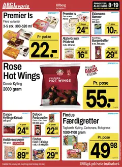 Abc Lavpris - Ulfborg gyldig fra 13.05.2026 | Side: 7 | Produkter: Kebab, Bønner, Is, Solbær